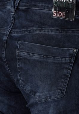 Cecil Slim-fit-Jeans in dunkelblauer Waschung