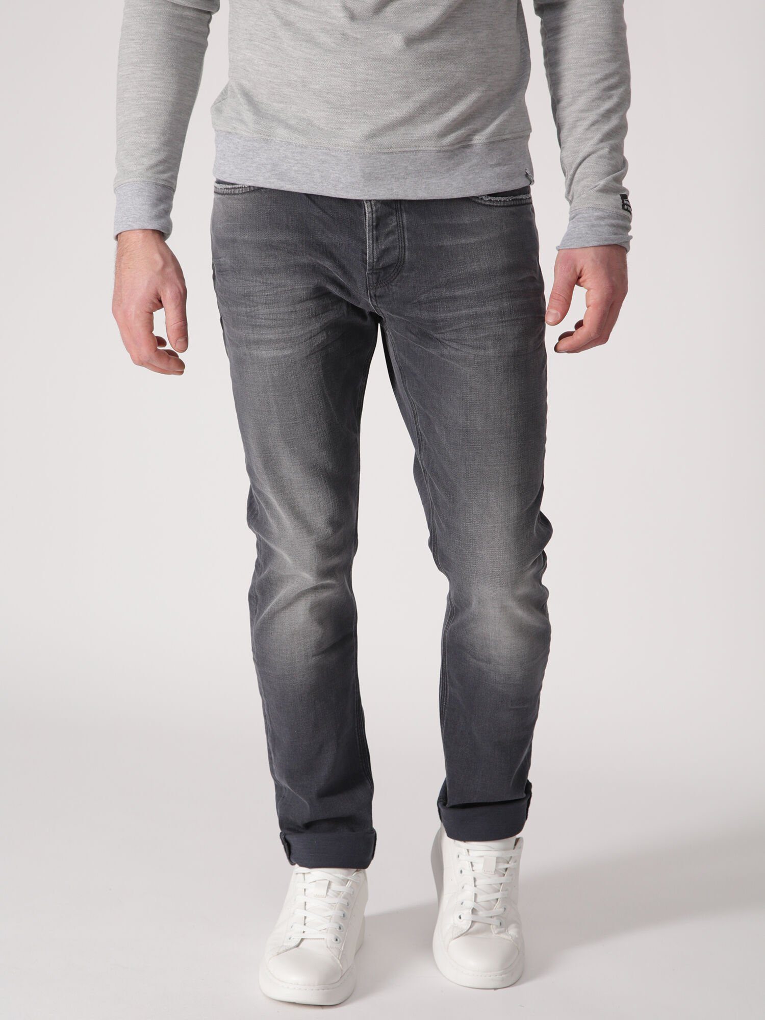 Miracle of Denim Five-Pocket-Design Ralf Macaron Regular-fit-Jeans Grey