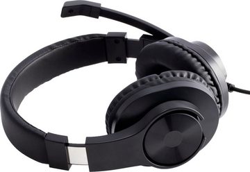 Hama PC Office Headset, Stereo, Klinke, Aux, 2 m Schwarz PC-Headset (Stummschaltung)