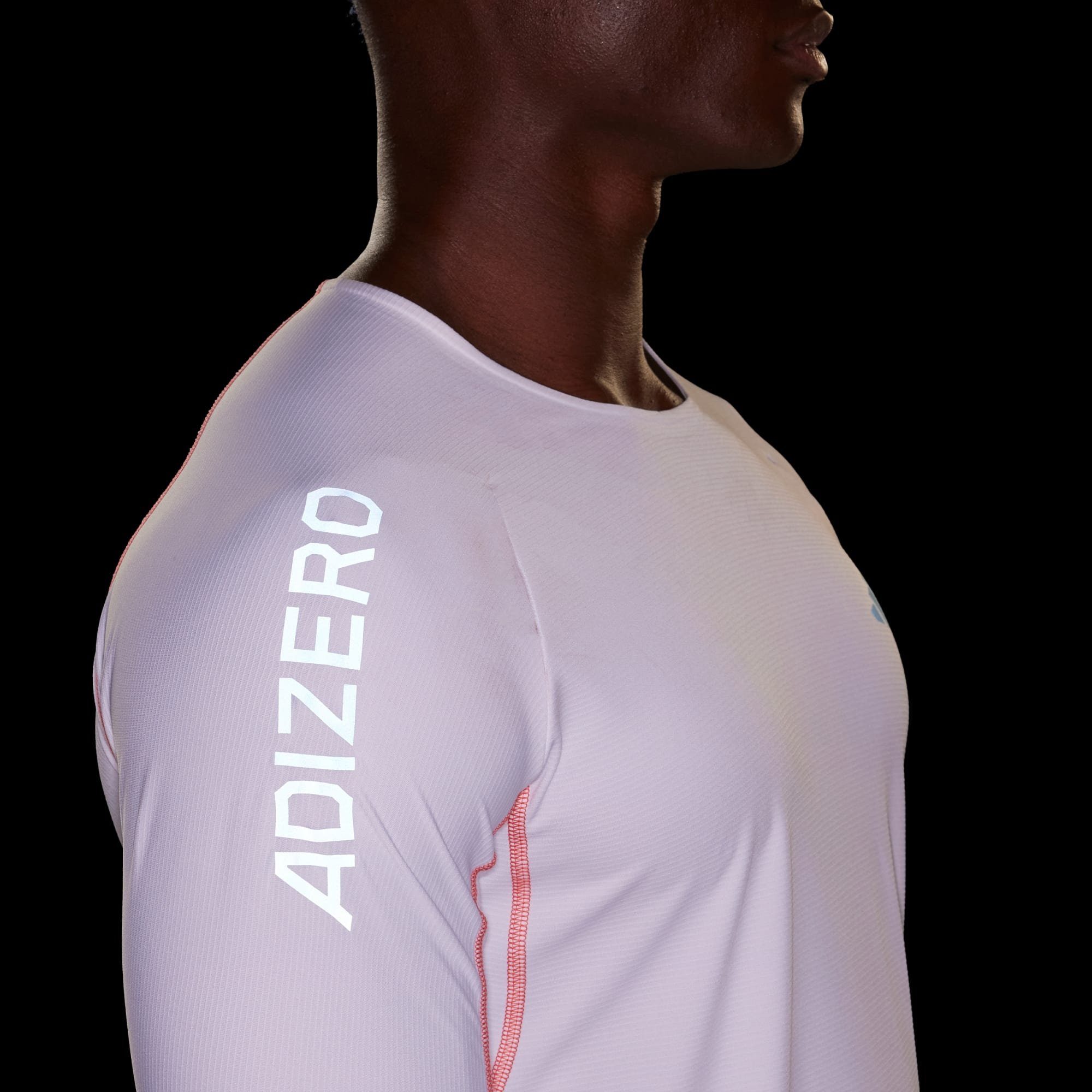 RUNNING LONGSLEEVE White Performance Laufshirt ADIZERO adidas