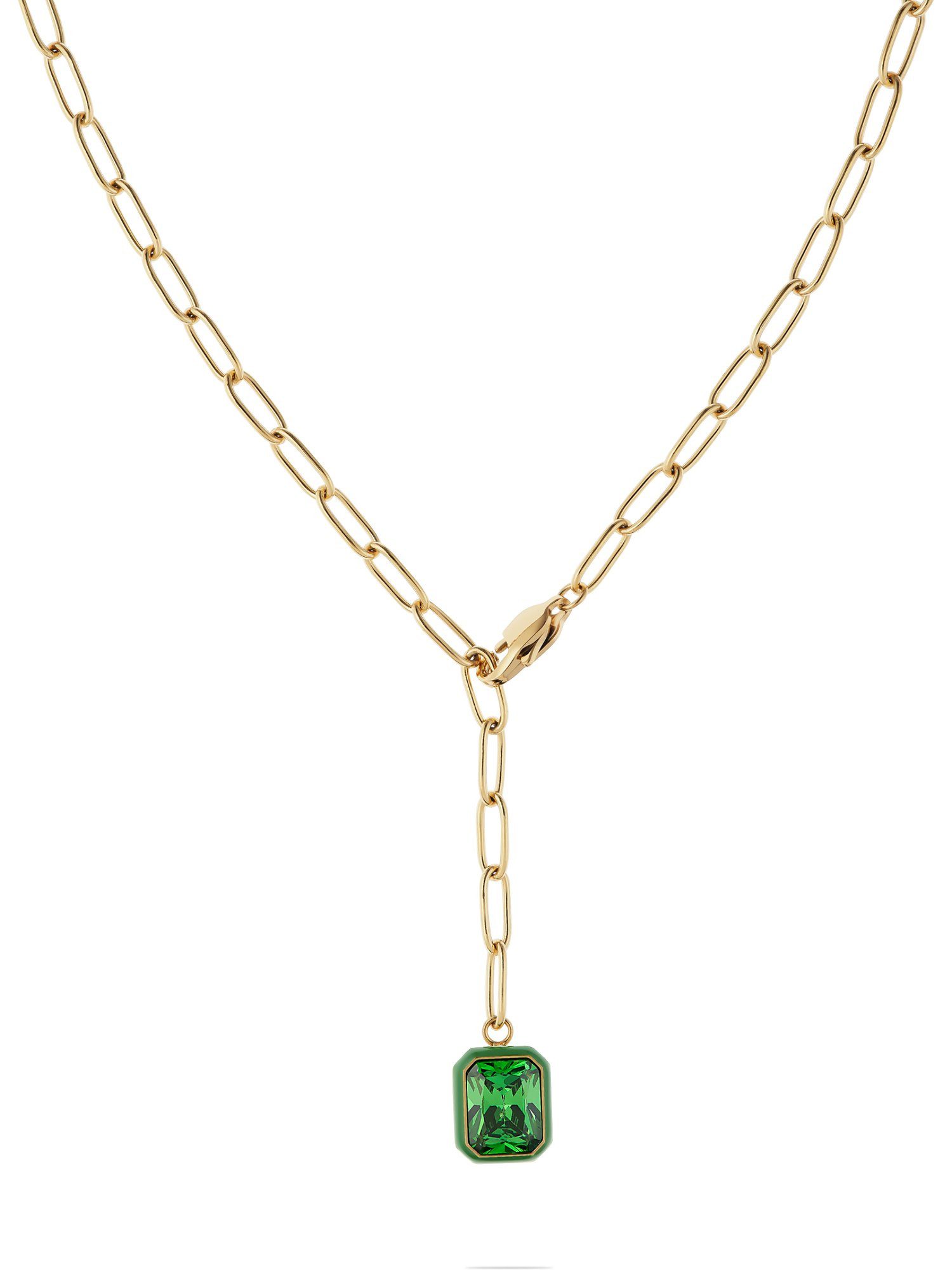 Esprit Edelstahlkette ESPRIT Damen-Kette Edelstahl, Farbstein günstig online kaufen
