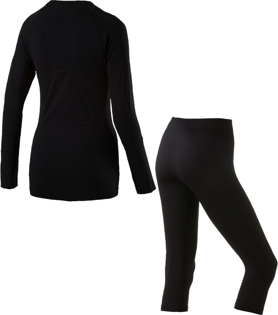 McKINLEY Funktionsunterhemd Yalata/Lorna Damen-Wäsche-Set / Ski-Unterwäsche schwarz