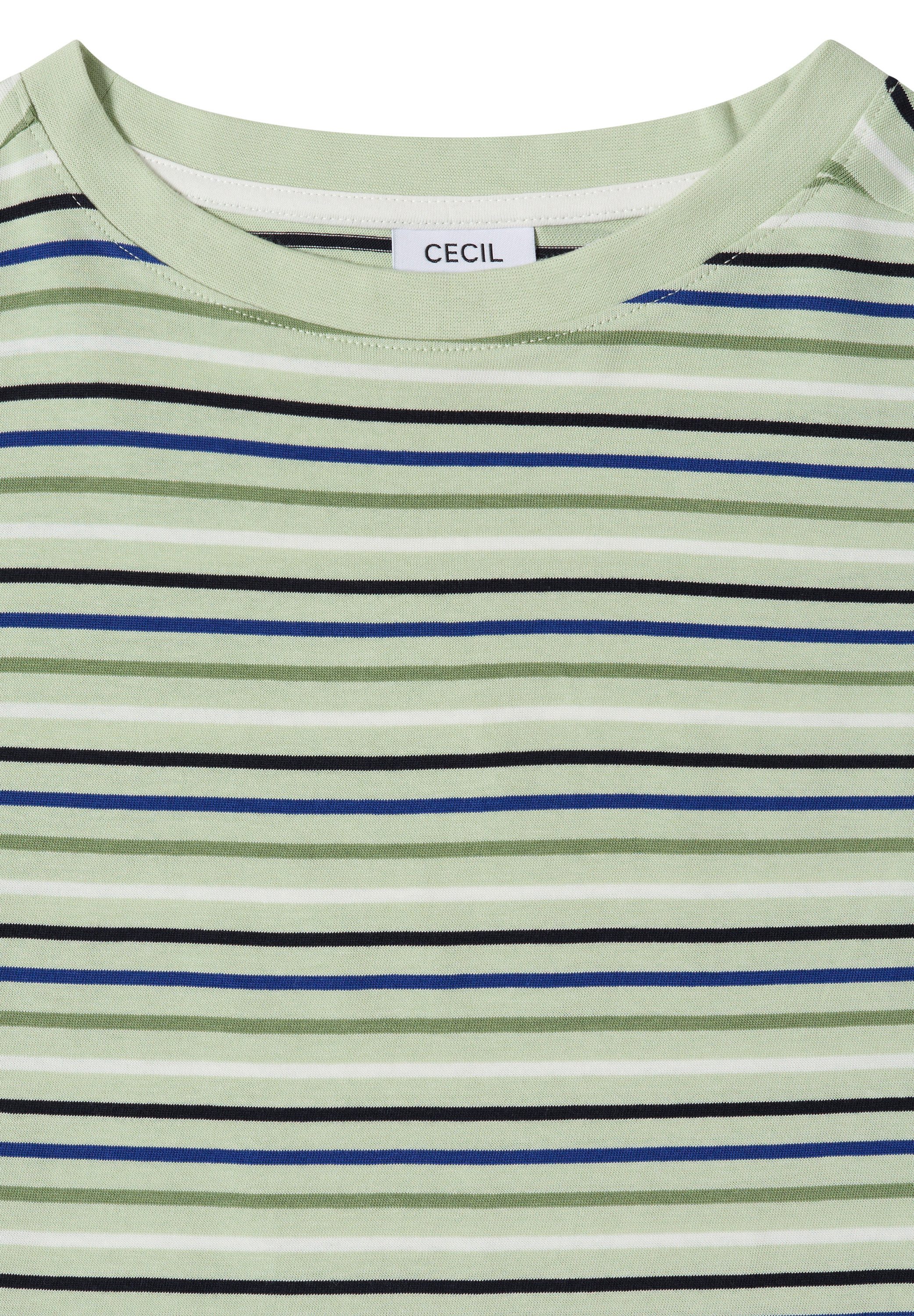 CECIL Print-Shirt mit bunten Streifen – Bild 5 von 5