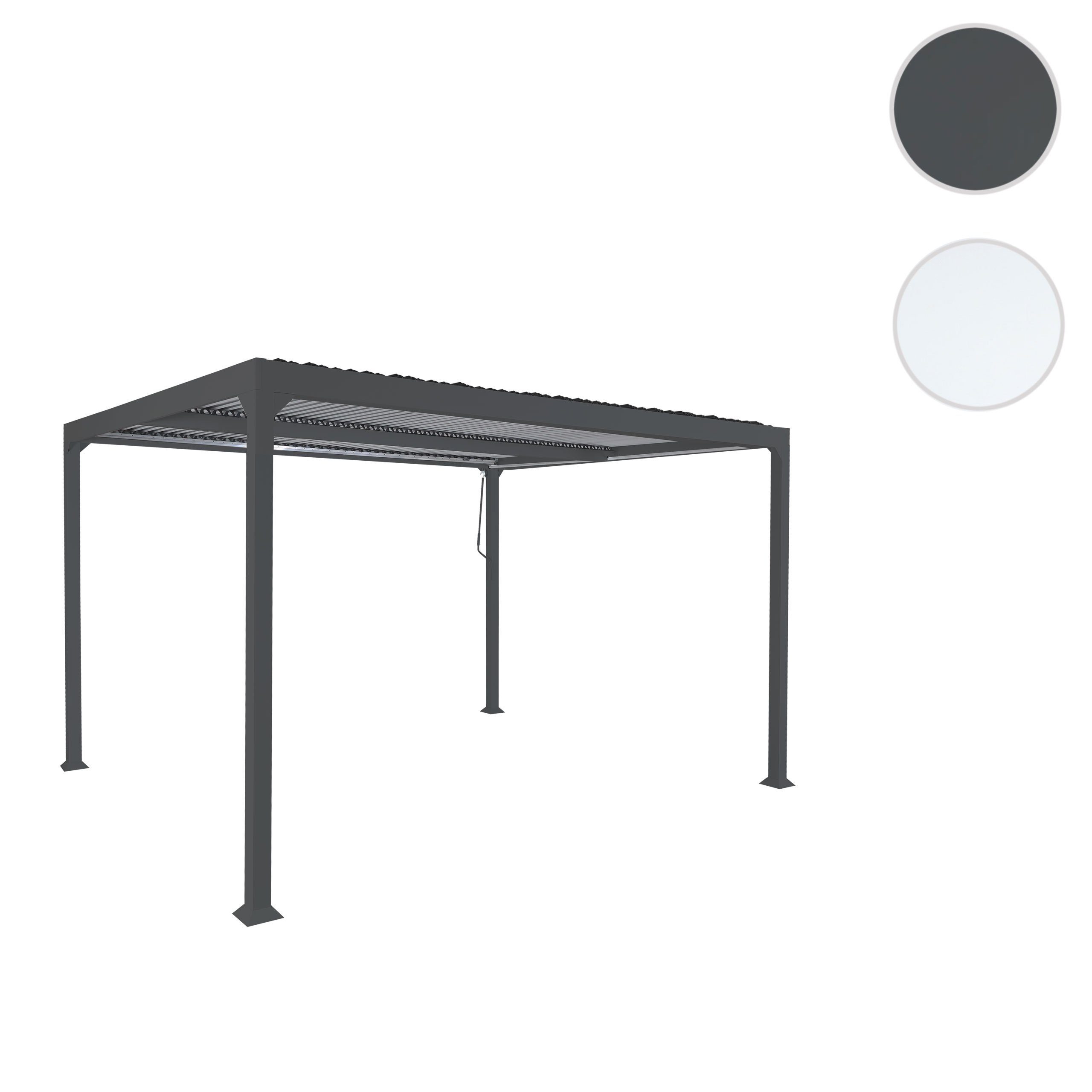 Thumbnail - MCW Pergola MCW-L41-3x3, BxTxH: 306x306x224 cm, (1-tlg), Gesamtgewicht: ca. 90 kg, Mit Regenablauf