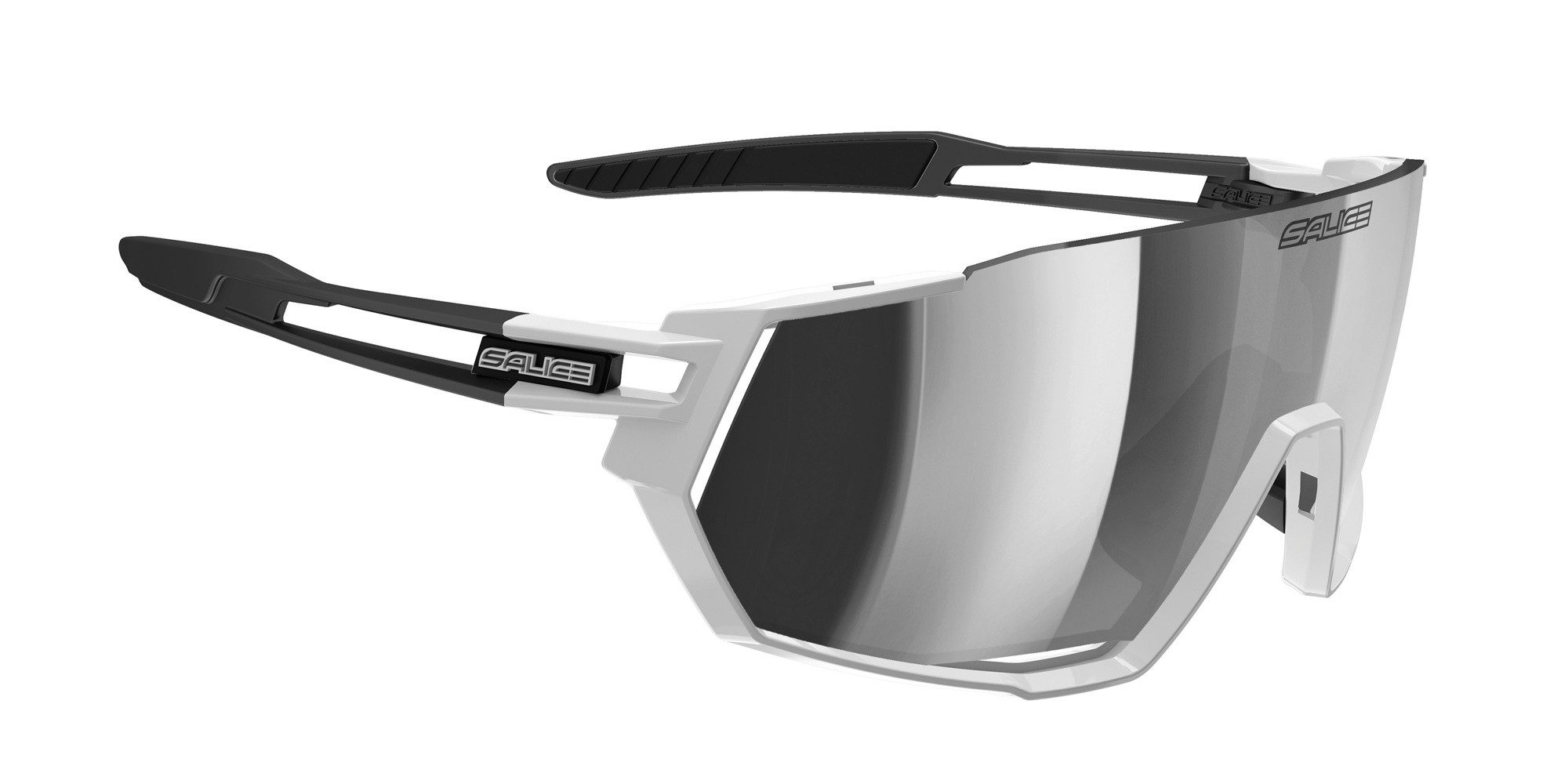 Salice Sonnenbrille Radbrille 029RW (Glasscheibe: Hydrophobic RW Silber) weiss/silber