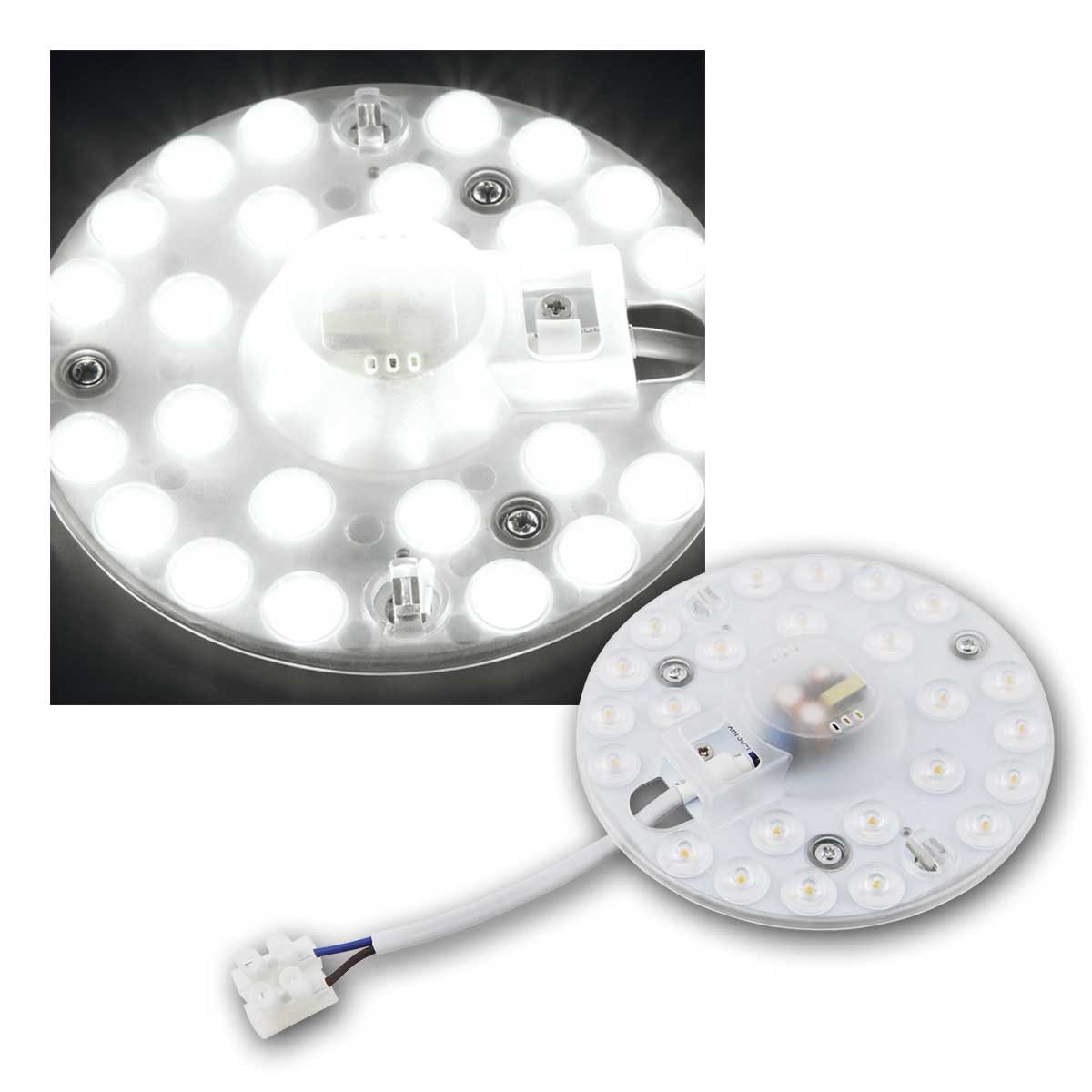 McShine LED-Leuchtmittel LED Deckenl-Umrüstsatz Ø13cm 12W 1050lm nw step-di, neutralweiß
