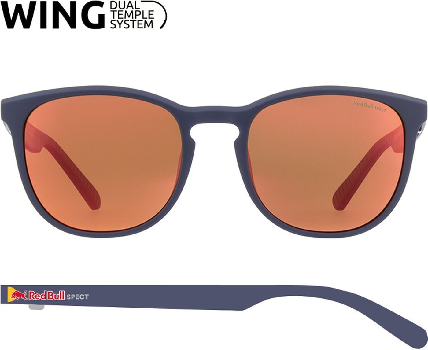 Bull Spect Red 002P Sonnenbrille Sunglasses Red blue STEADY/ SPECT Bull