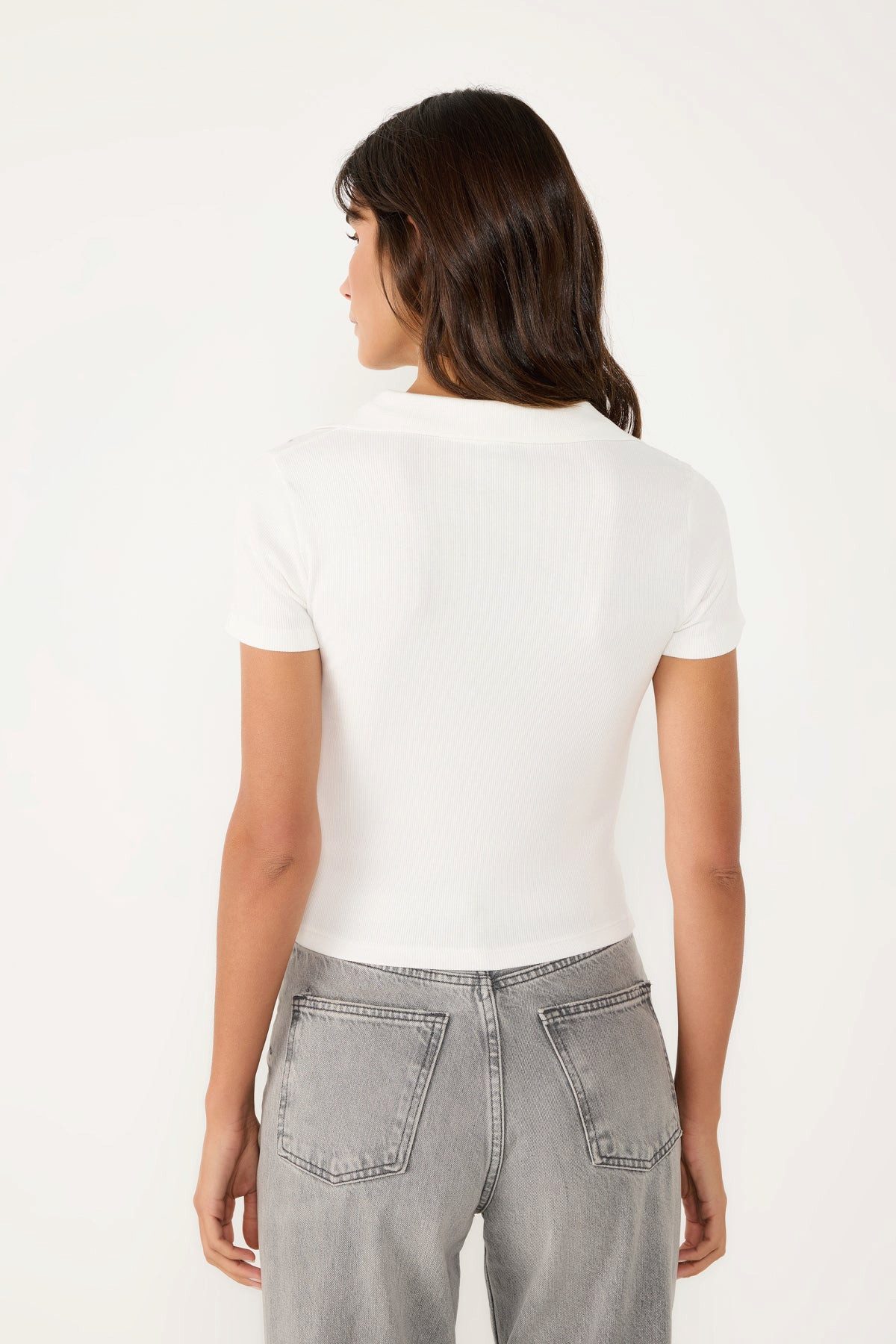 No Matter What T-Shirt Poloshirt mit Steindetails