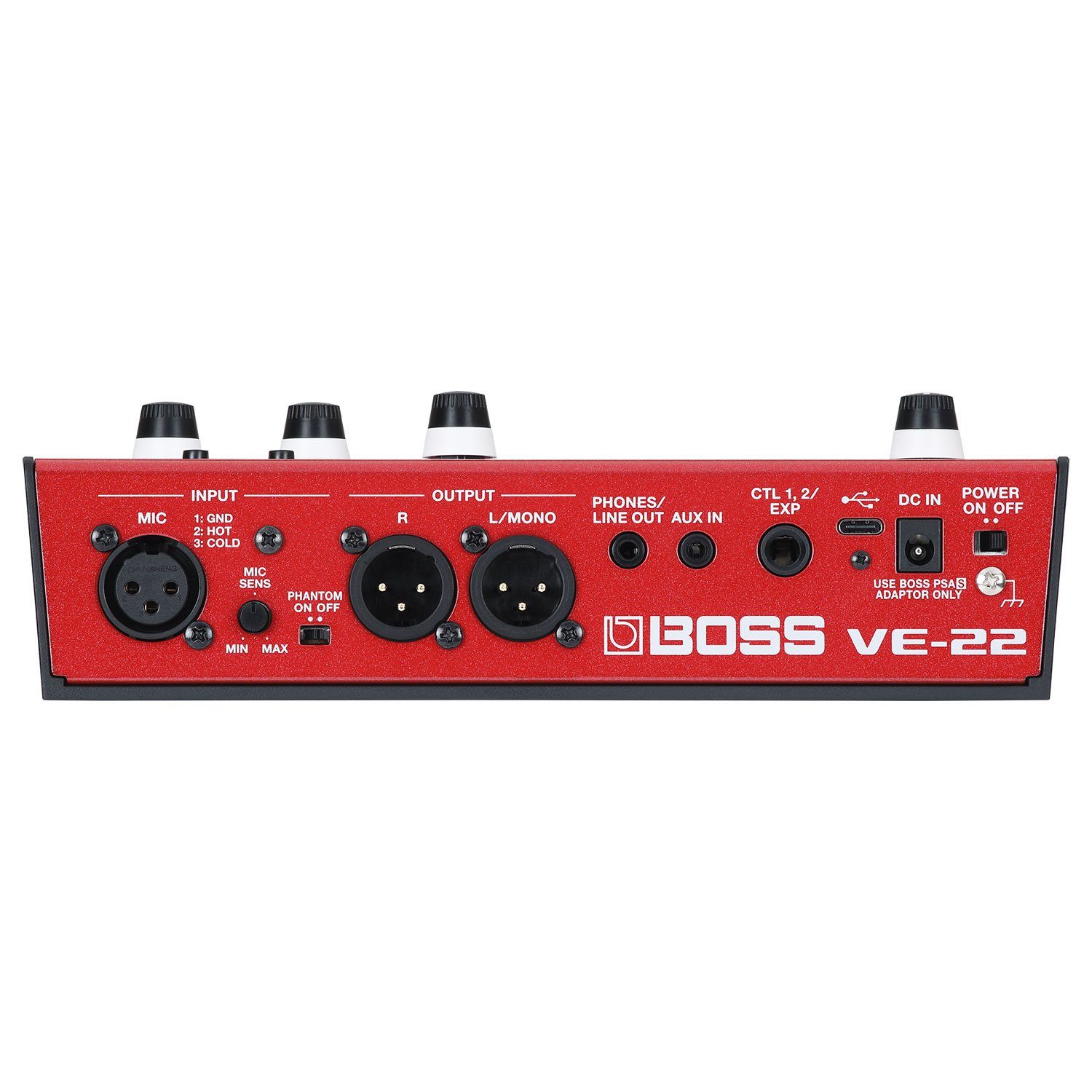 Boss by Roland Boss VE-22 Multi-Effektgerät für Gesang Digitales Aufnahmegerät (Multi-Effektgerät für Gesang) – Bild 3 von 5