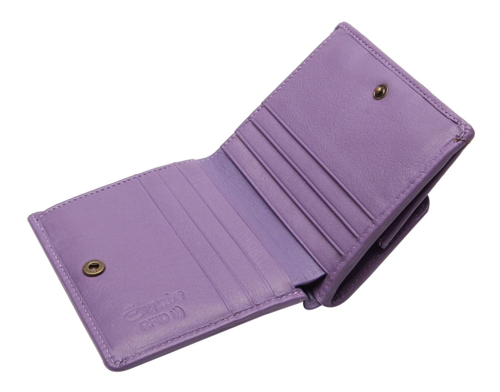 Esquire Geldbörse Lady Wallet, aus echtem Rindsleder mit RFID-Blocker Schutz