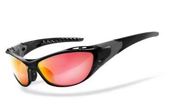 HSE - SportEyes Sportbrille X-SIDE 2.0, Steinschlagbeständig durch Kunststoff-Sicherheitsglas