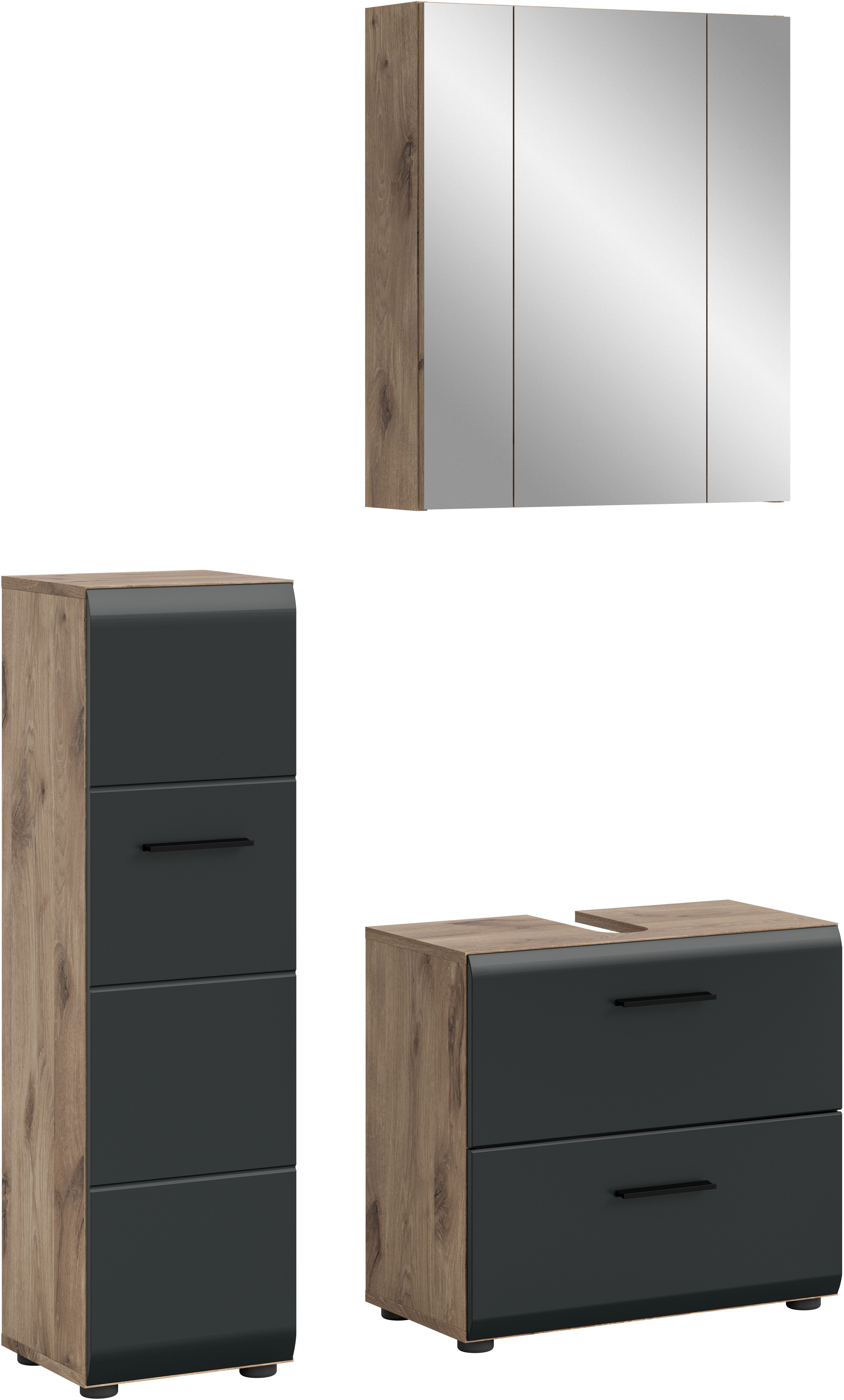 INOSIGN Badezimmer-Set, (Set, 3-St), Florenz, Badkombination günstig online kaufen