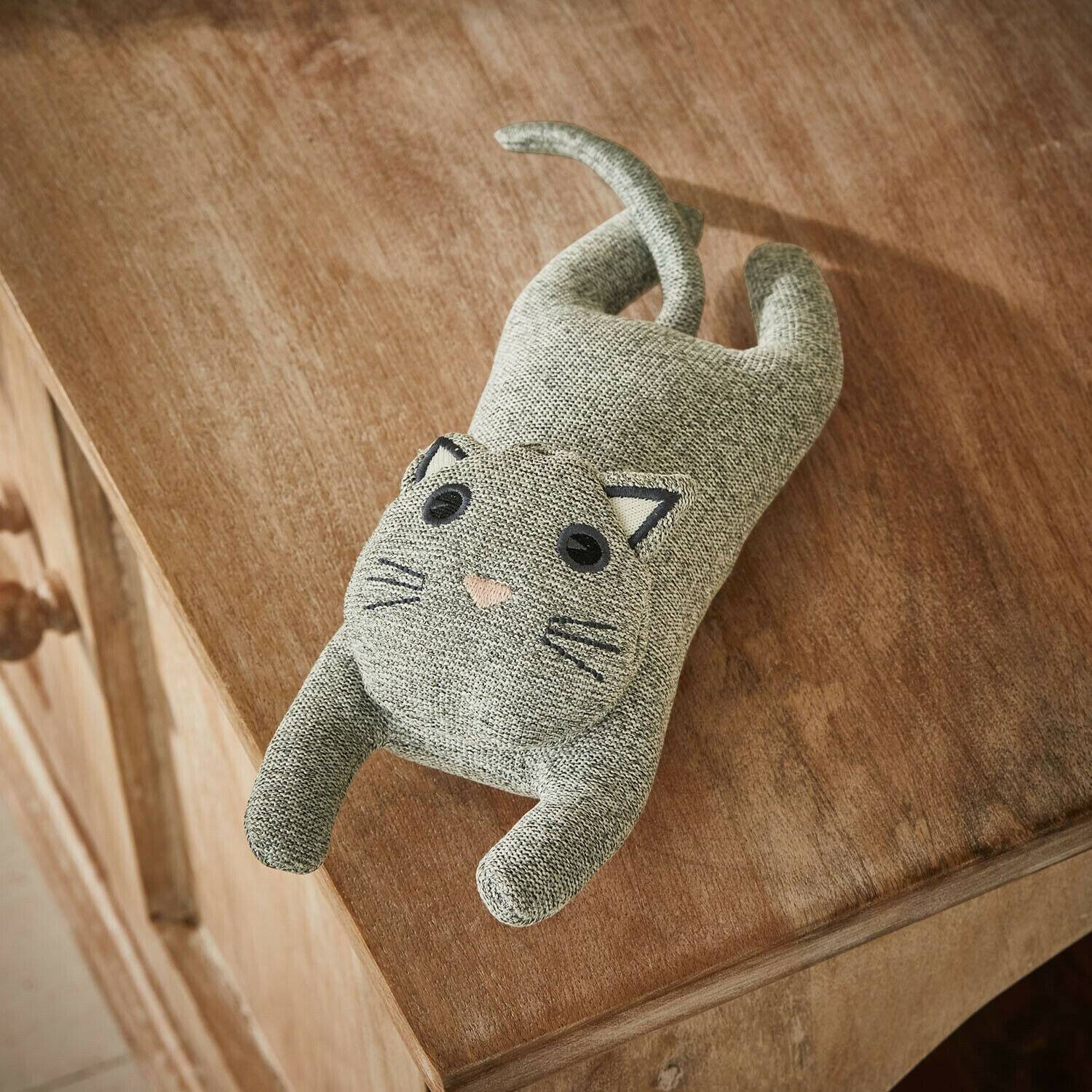 Mirabeau Tierkuscheltier Katzenspielzeug Nalori grau, 100% Polyester, Füllung: 100% Polyester
