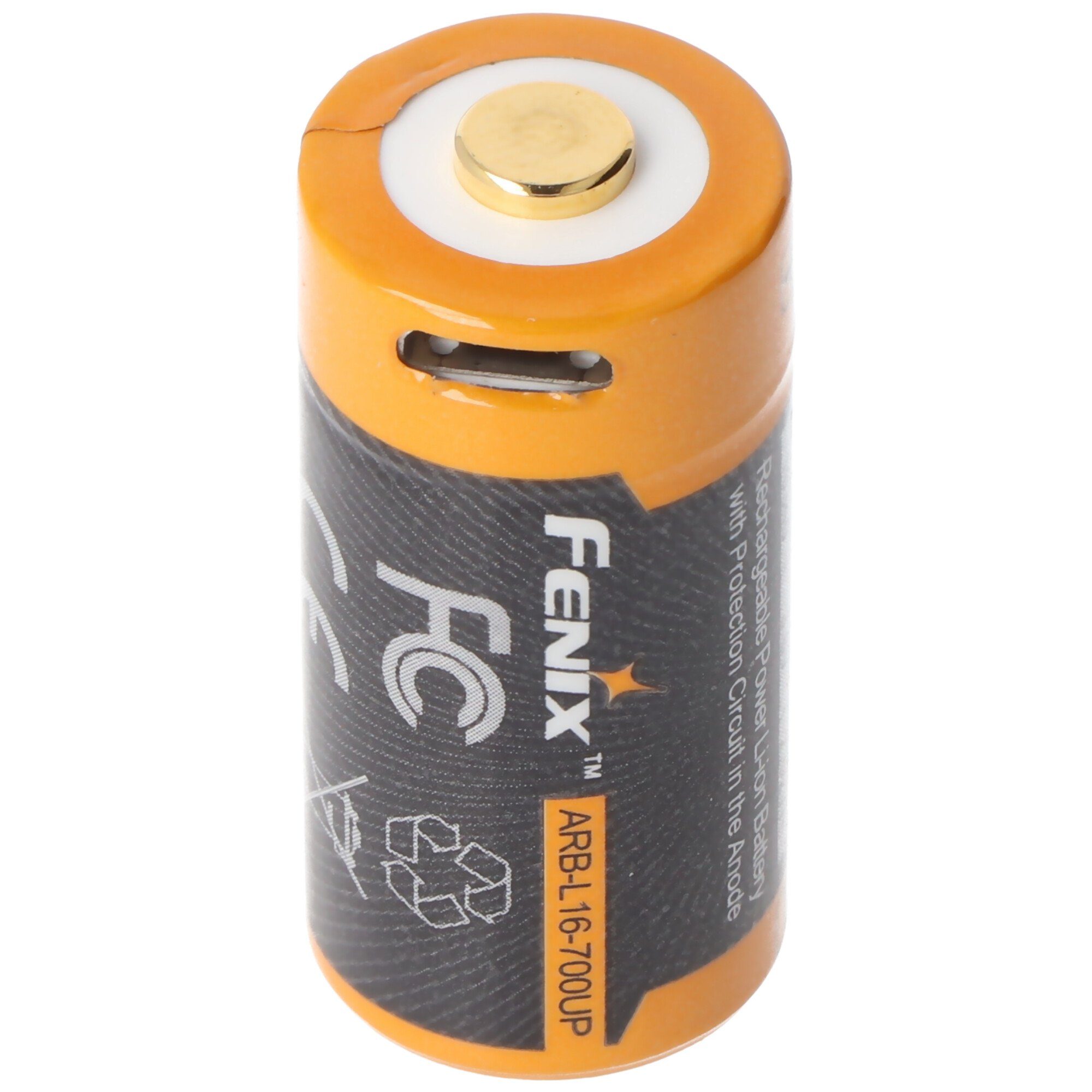 Fenix Fenix ARB-L16-700UP geschützter Li-Ion 16340 für Akku mAh V) RC123A PD2 700 PD25 Akku (3,6