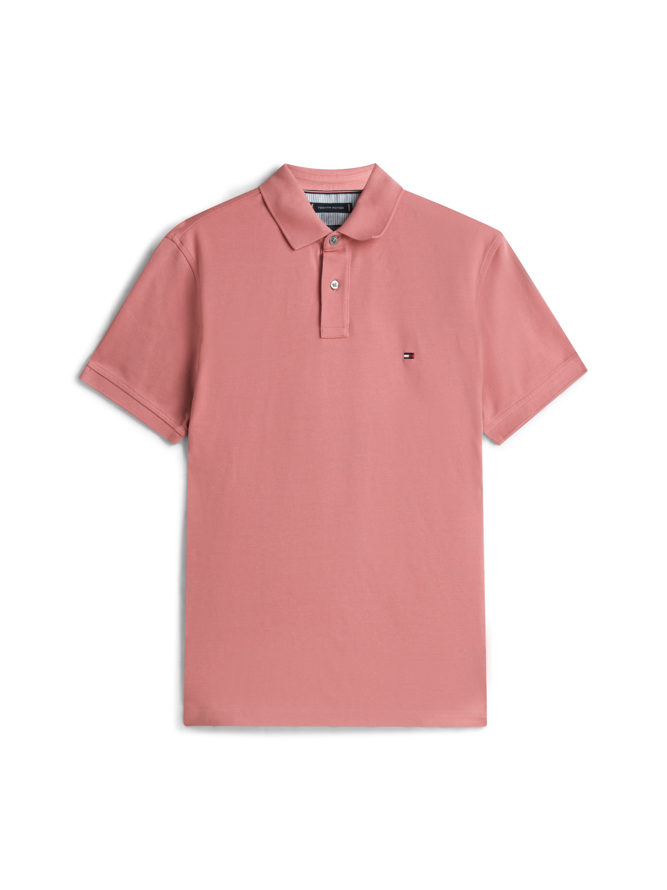 Tommy Hilfiger Poloshirt 1985 SLIM POLO Markenstickerei, aus Baumwoll-Piqué