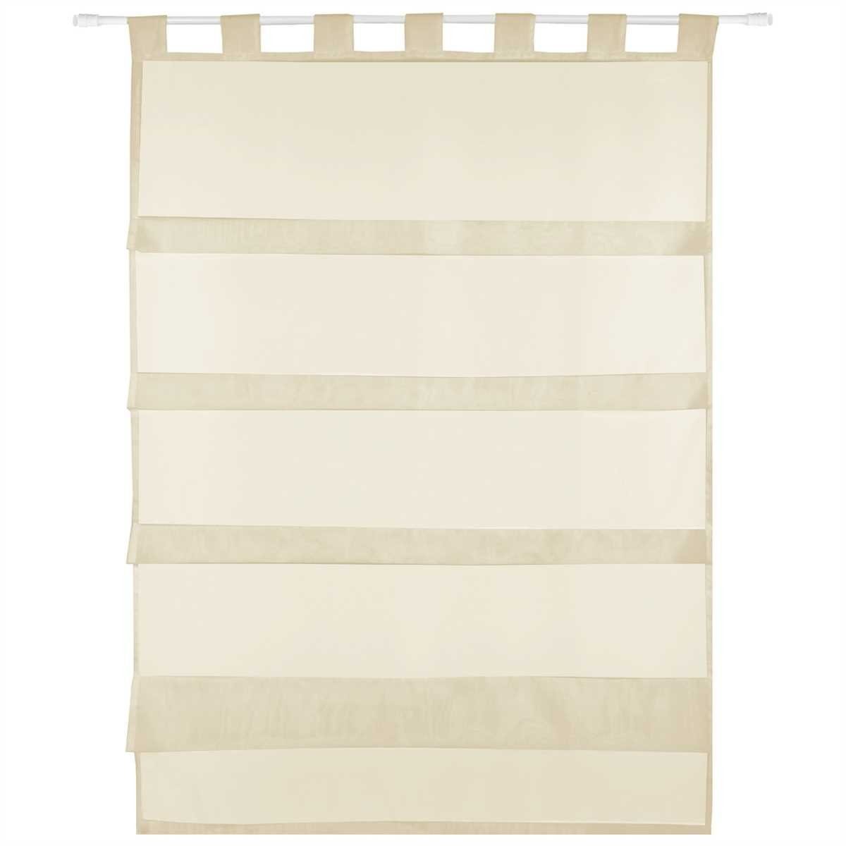 Bestlivings Vorhang (1 St), Schlaufen, transparent, Microfaser, Küchengardi günstig online kaufen