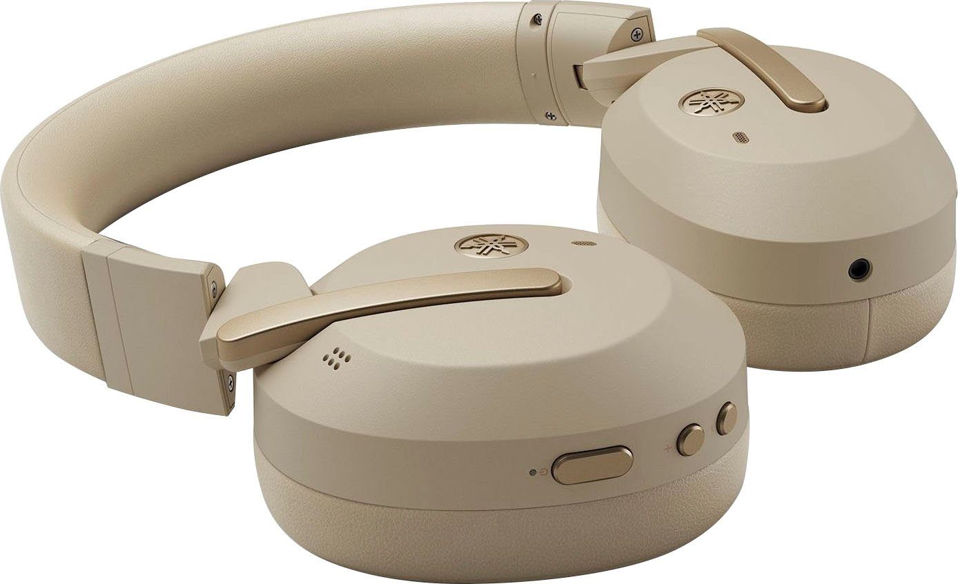 Yamaha YH-E700B On-Ear-Kopfhörer (Active Noise Cancelling AVRCP kompatibel HSP) mit Google A2DP Bluetooth, Siri, Siri, HFP, beige (ANC), Bluetooth, Bluetooth, Assistant, Sprachsteuerung