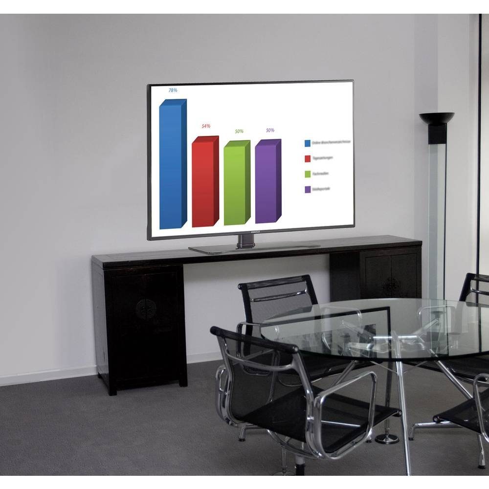 SpeaKa Professional TV-Standfuß - (24) cm (Höhenverstellbar) 60.96 TV-Standfuß, 106.68 (42″ cm