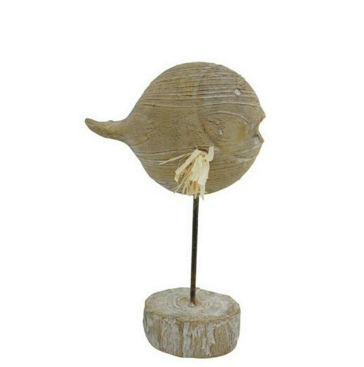 Dekofigur Fisch Deko Maritim Skulptur Polyresin 18x9cm H30cm