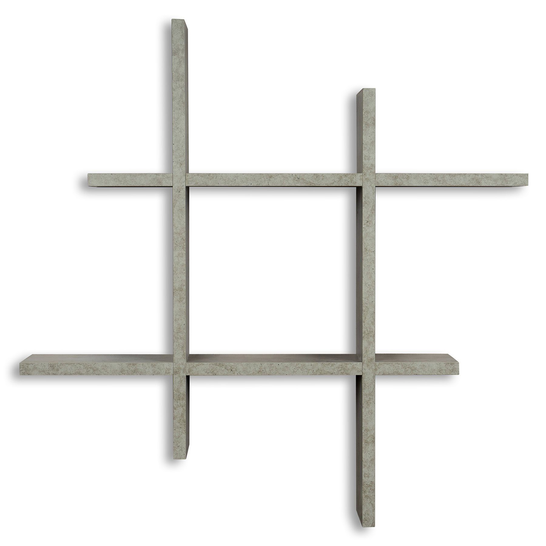 Levandeo® Wandregal, levandeo Hashtag Regal 75x75cm günstig online kaufen
