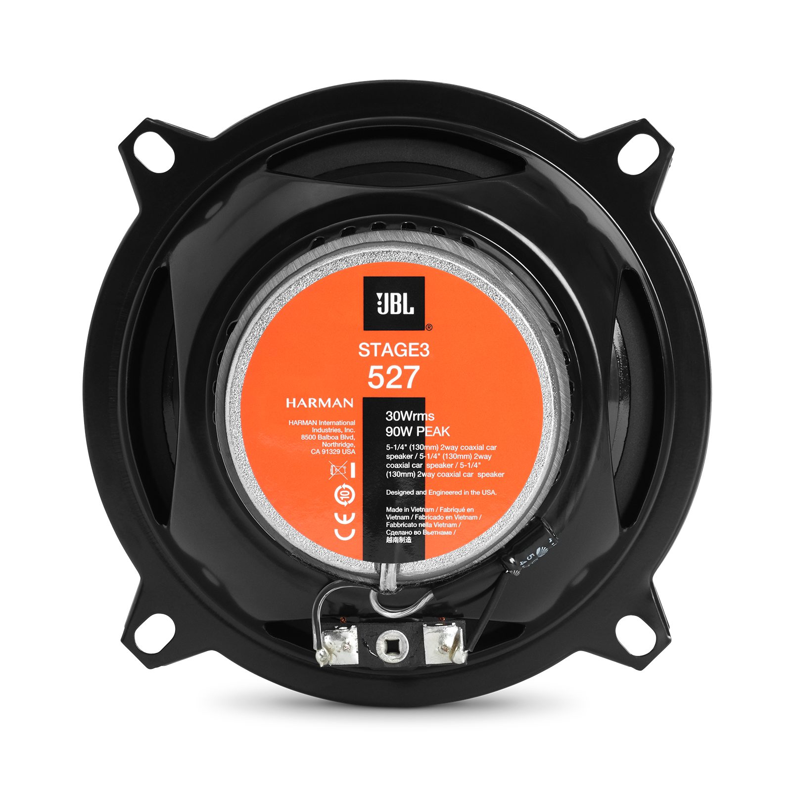 JBL Stage3 527 2-Wege 13cm Koax Lautsprecher Auto-Lautsprecher (40 W) – Bild 3 von 5