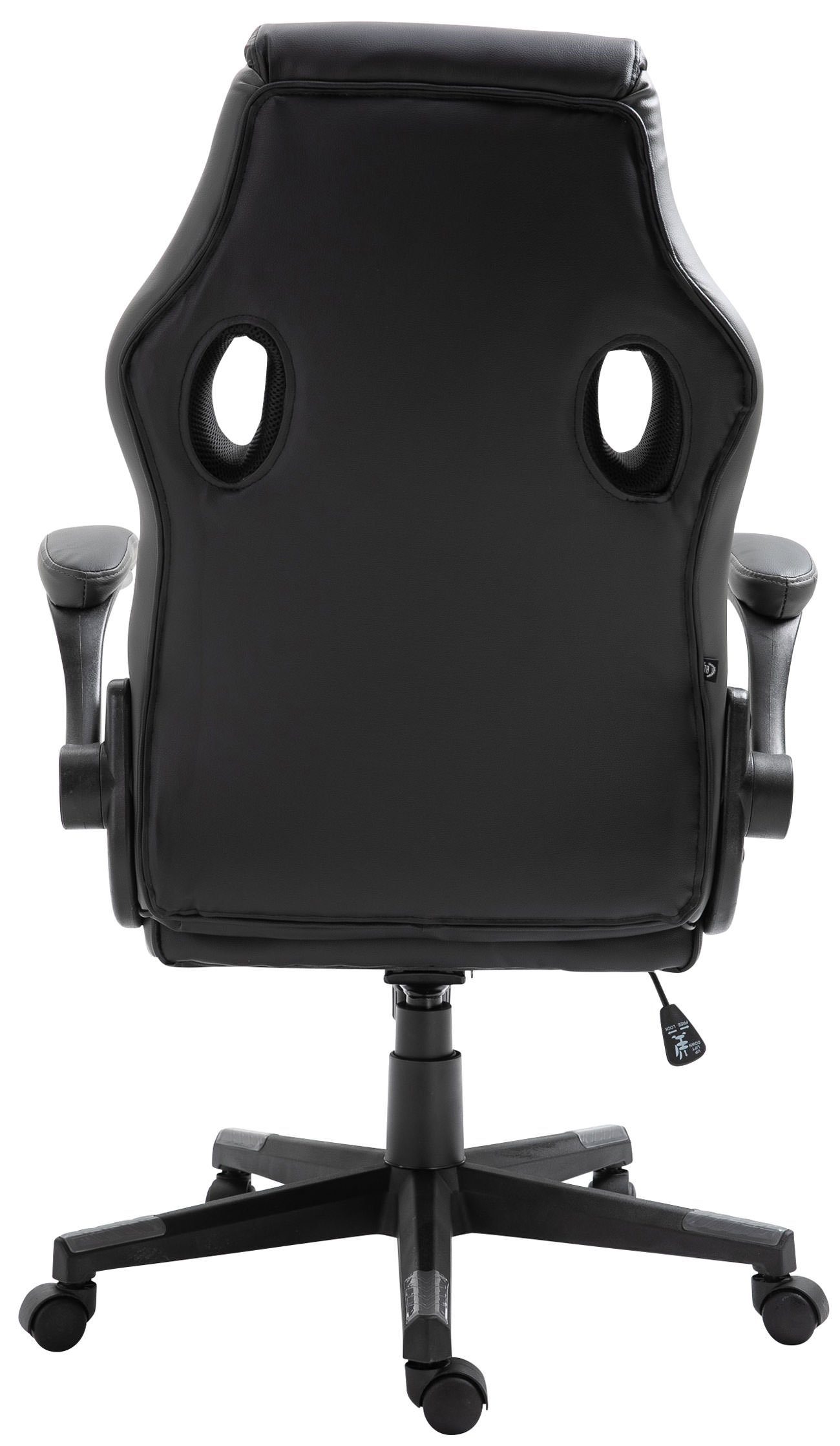 CLP höhenverstellbar schwarz/grau Chair und Gaming Kunstleder, drehbar Omis