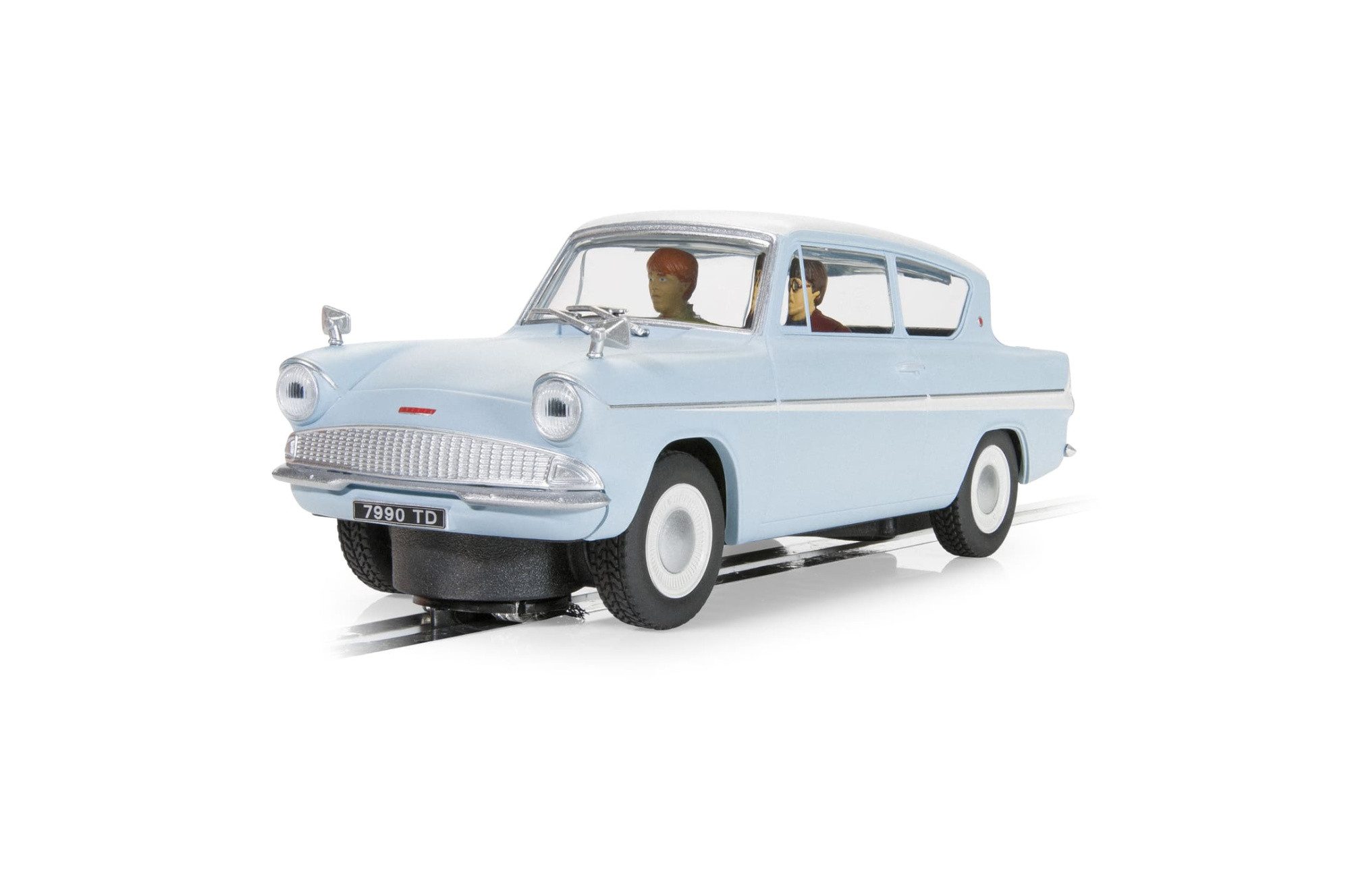 Scalextric Rennbahn-Auto Scalextric Ford Anglia 105E 1:32 Harry Potter HD Slotcar - Rennbahnaut