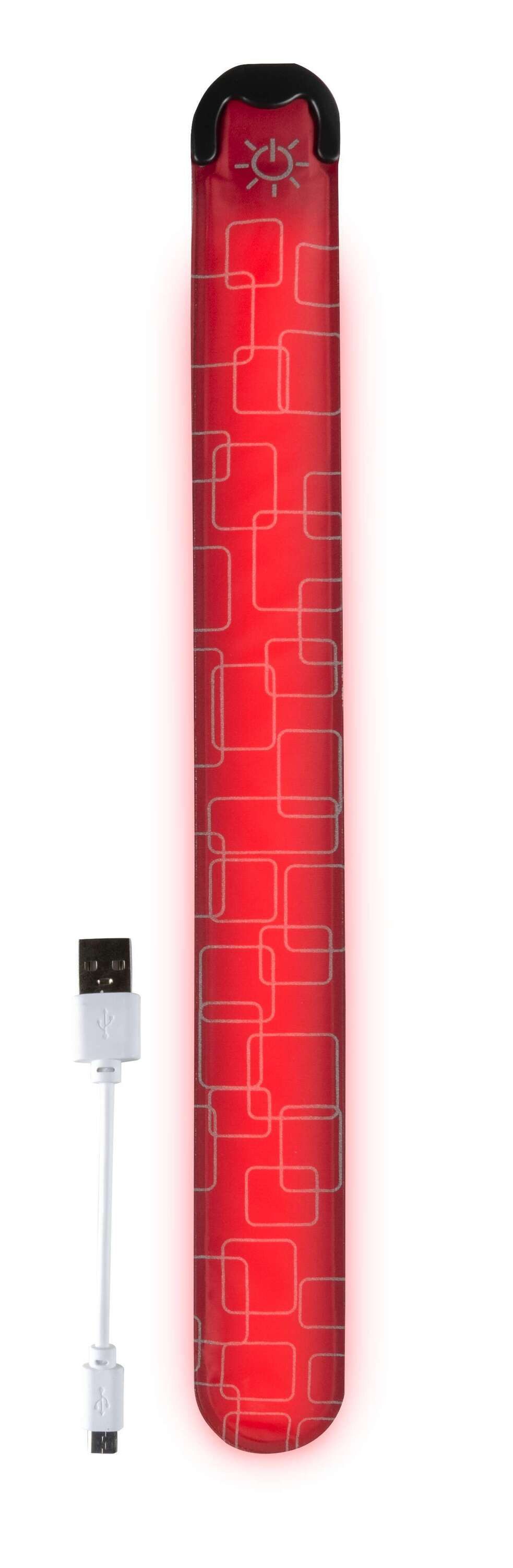 Safety Maker Reflektorband LED Klackband mit USB, (1 St., 1 Stück)