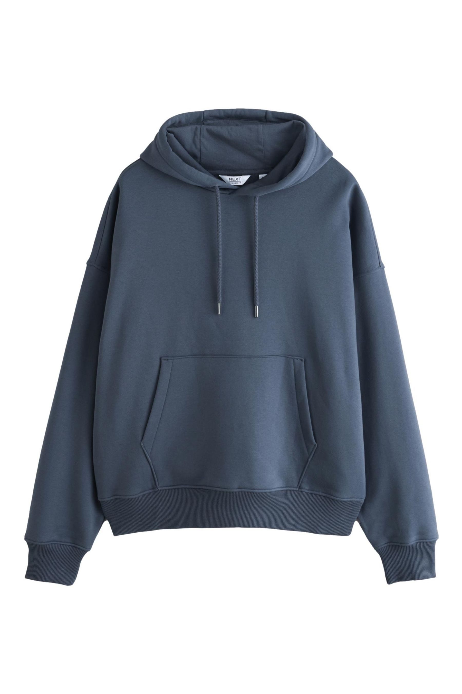 Kapuzenpullover Oversized Fit Jersey-Hoodie, schwerer Baumwollmix