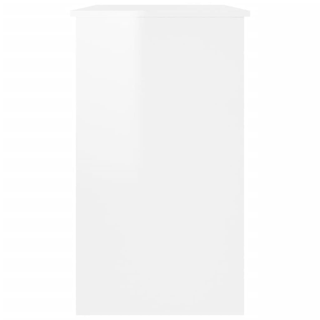 Hochglanz-Weiß Hochglanz-Weiß Hochglanz-Weiß Schreibtisch cm Holzwerkstoff 90x45x76 | vidaXL Schreibtisch