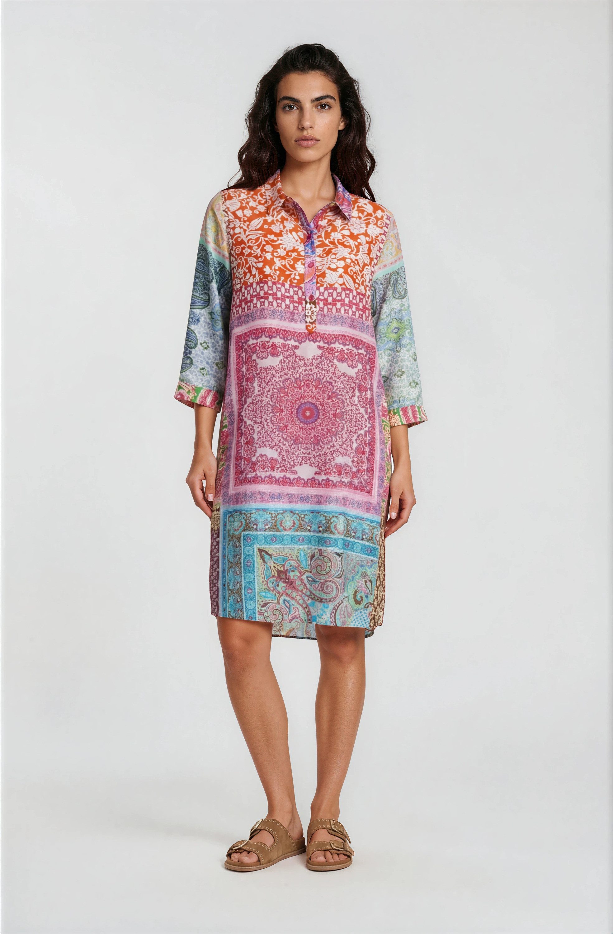 Milano Italy Sommerkleid aus pflegeleichter Viskose
