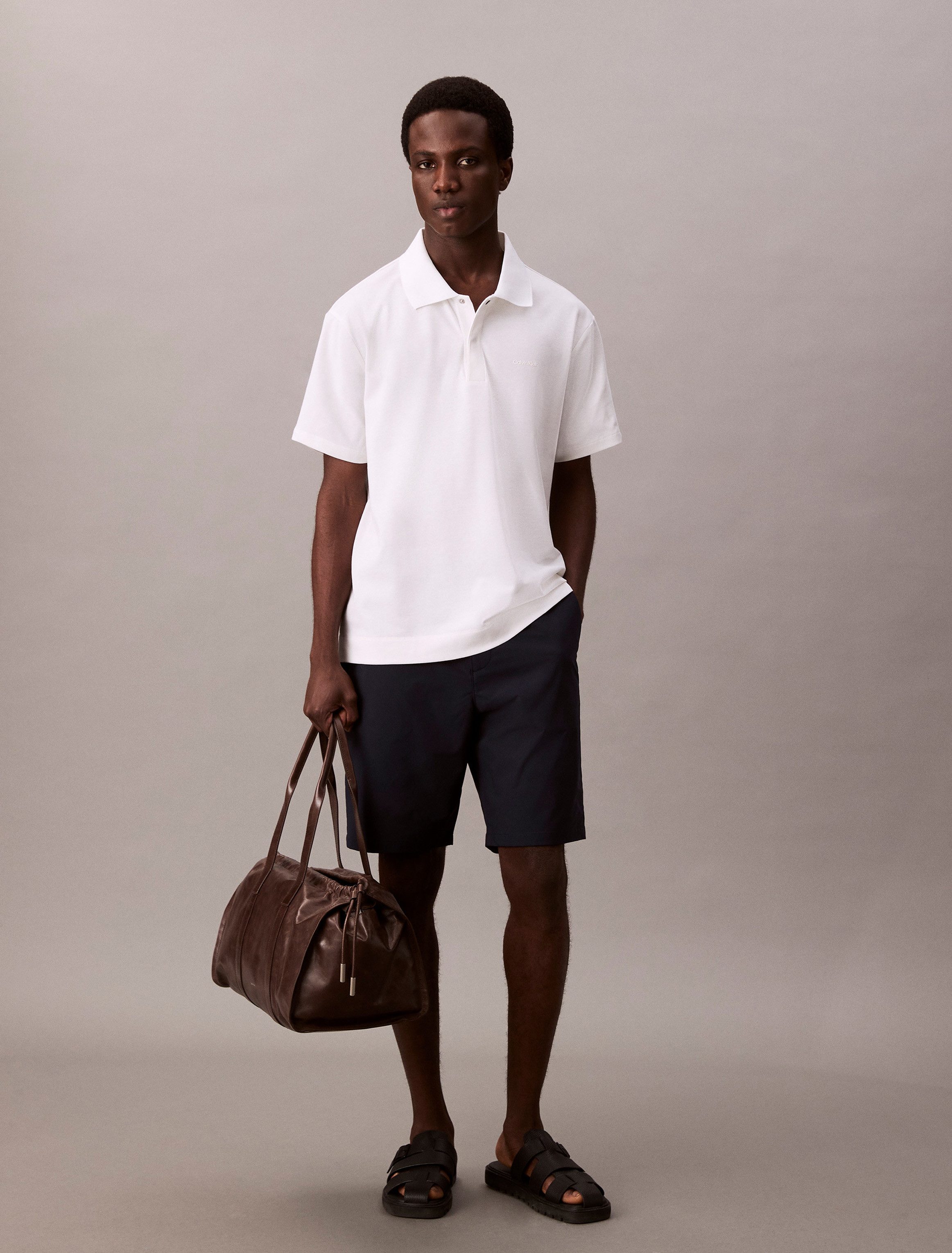 Calvin Klein Shorts CLASSIC TECH SHORT 9 in Mit Gürtelschlaufen