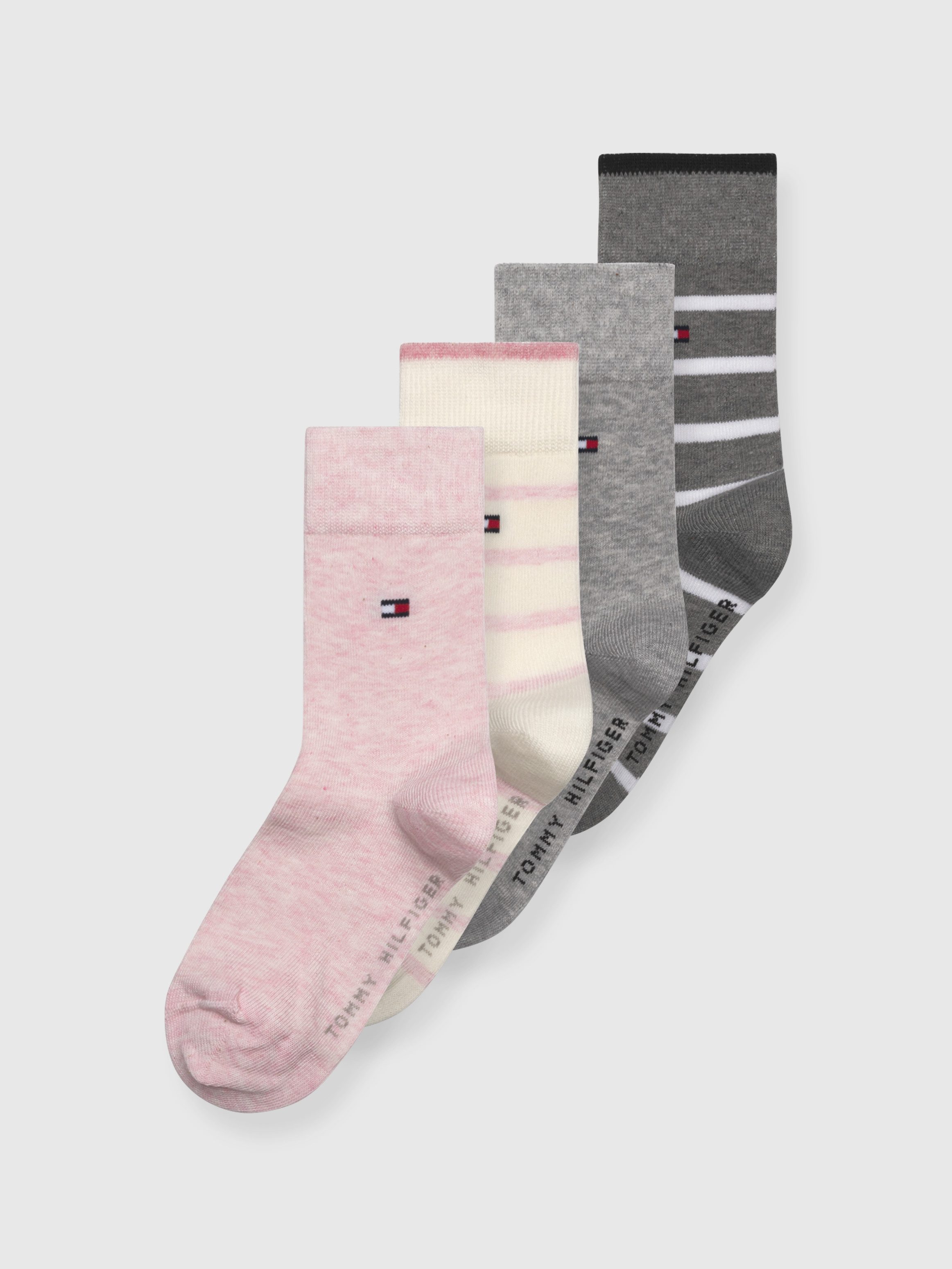Tommy Hilfiger Socken TH KIDS SOCK 4P BRETON STRIPE ECOM (4 Paar)