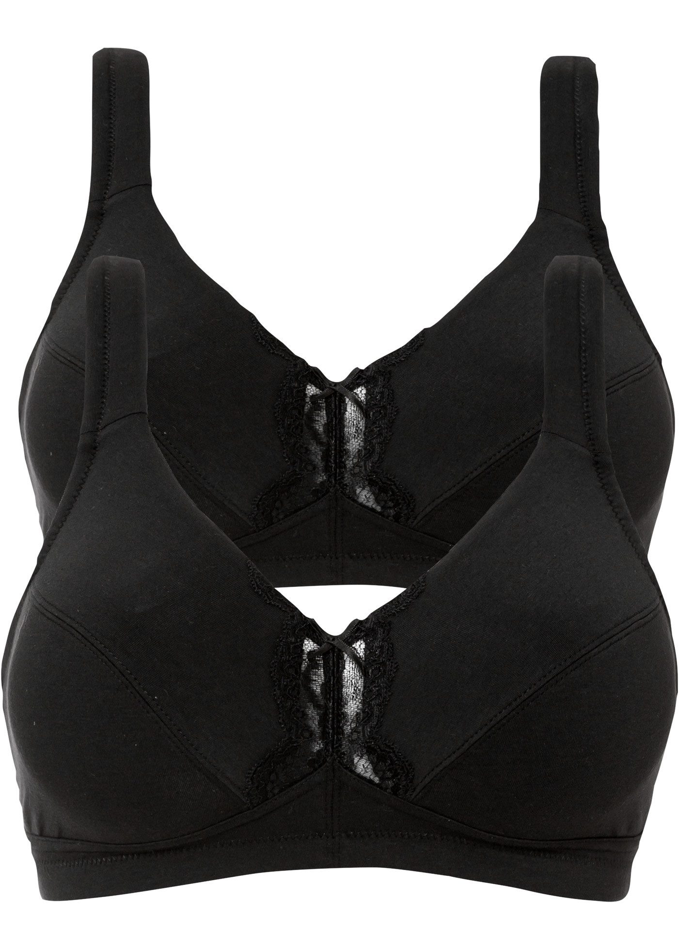 bonprix Büstenhebe (Packung, 2-tlg) im praktischen Zweierpack, mit Haken-Ösen-Verschluss