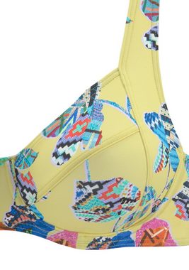 Sunseeker Bügel-Bikini-Top Jam, mit farbigem Print