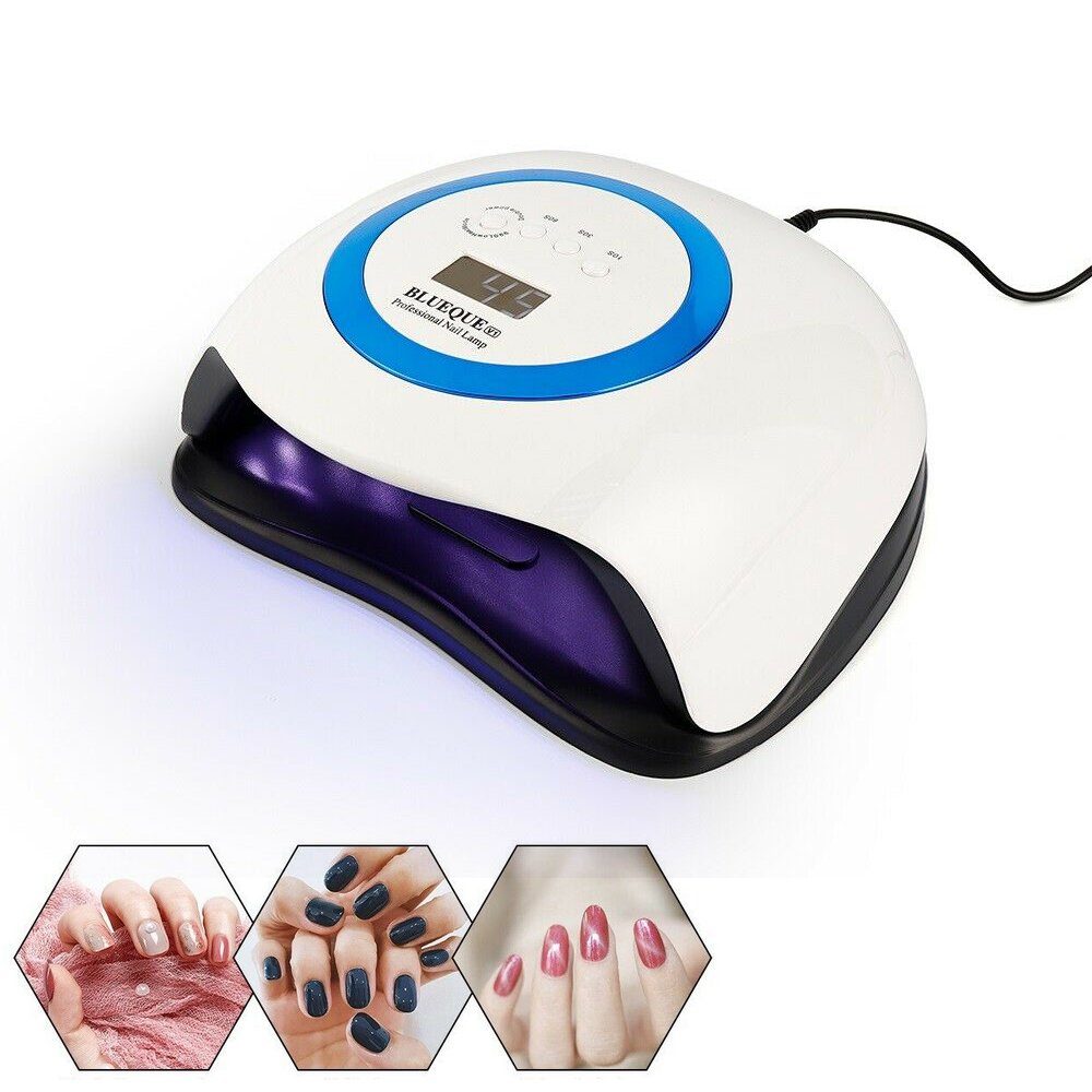 Fangqi Lichthärtungsgerät 168W Nageltrockner, LED lampe für Nägel, 42 UV Lampe Nagellack Trockner, 1-tlg., Nagelwerkzeuge mit Auto-Sensor, Touchscreen,LCD-Display, Professionelle Nagellampe mit 4Timer (10s/30s/60s/99s), Infrarot Sensor