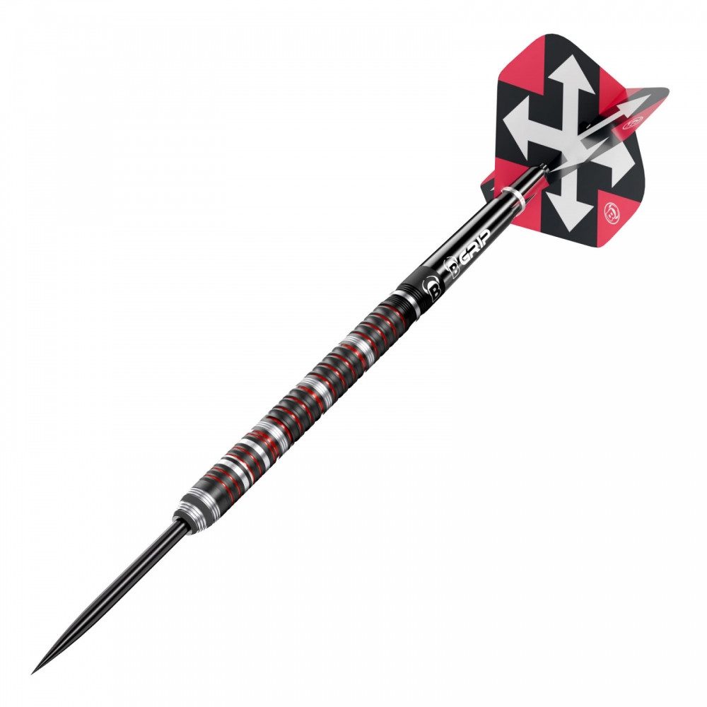 BULL'S Dartpfeil Sixty S1 Steel Dart Schwarz - Variante: 23 Gr.
