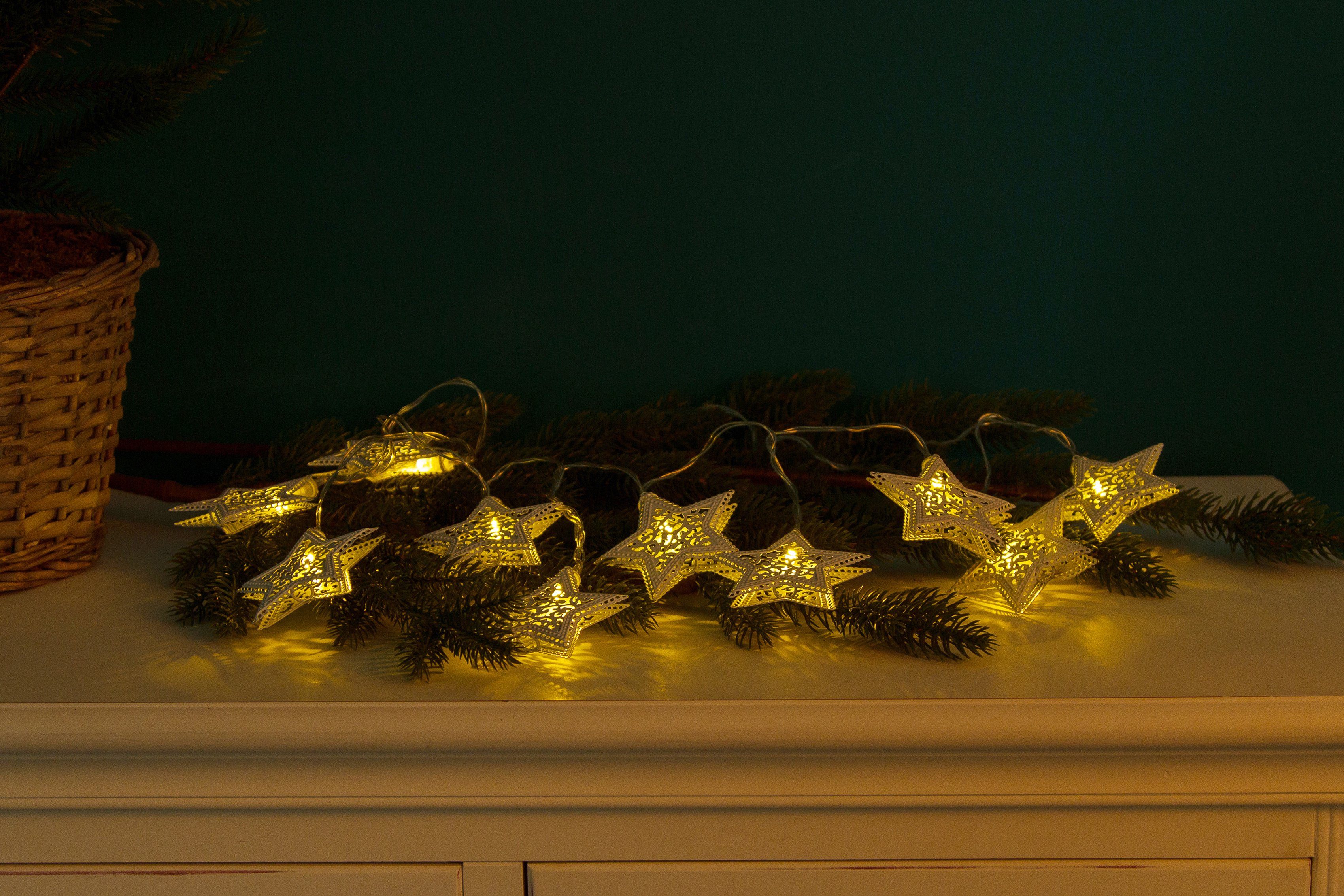 Accessoires Weihnachtsdeko, 200 LEDs, LED-Lichterkette Myflair Länge 10 mit cm Möbel mit ca. & Sternen,