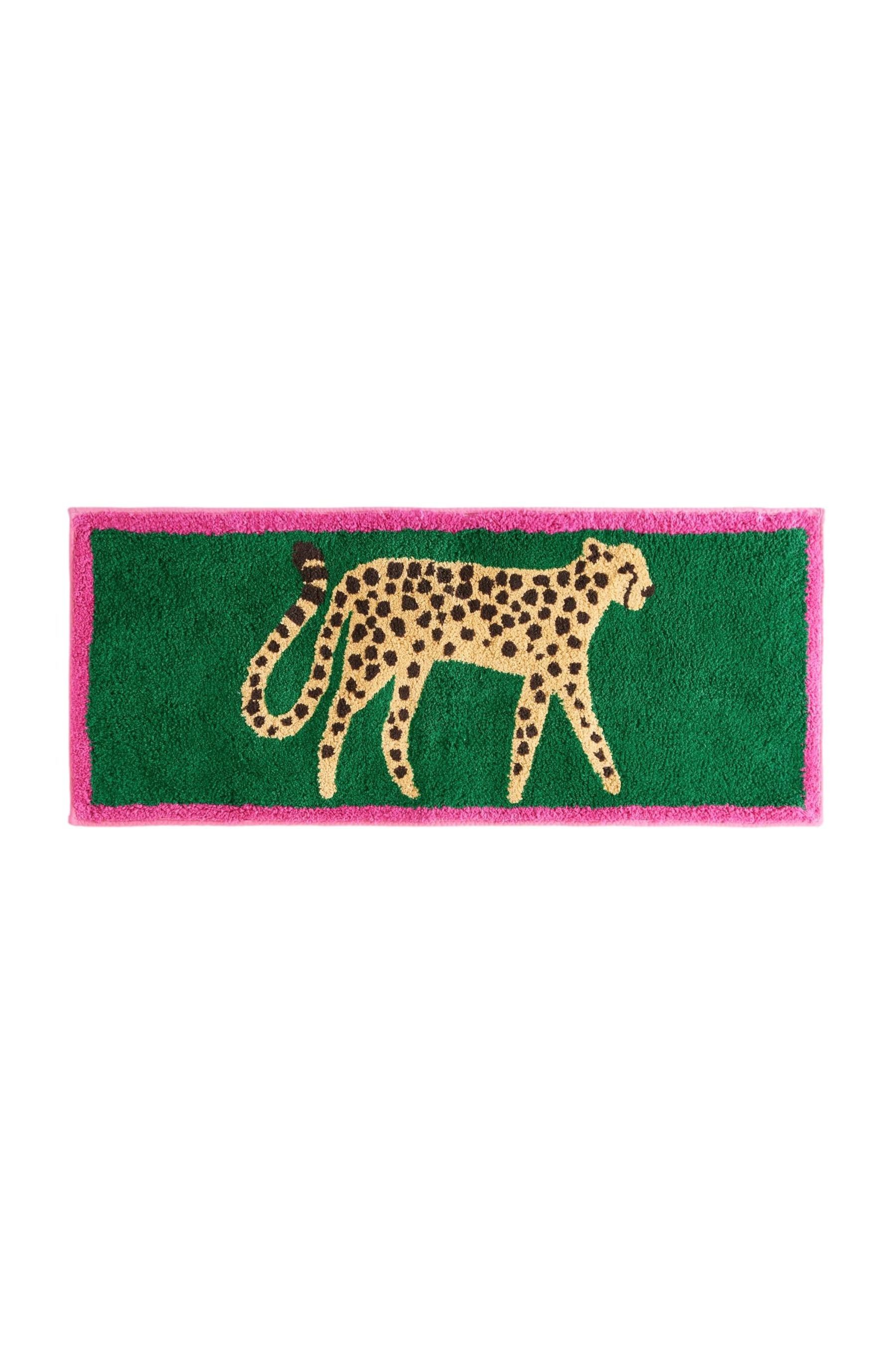 Next Badematte Badläufer mit Gepard-Animal-Print 100 % Baumwolle, Höhe 110 mm, Baumwolle