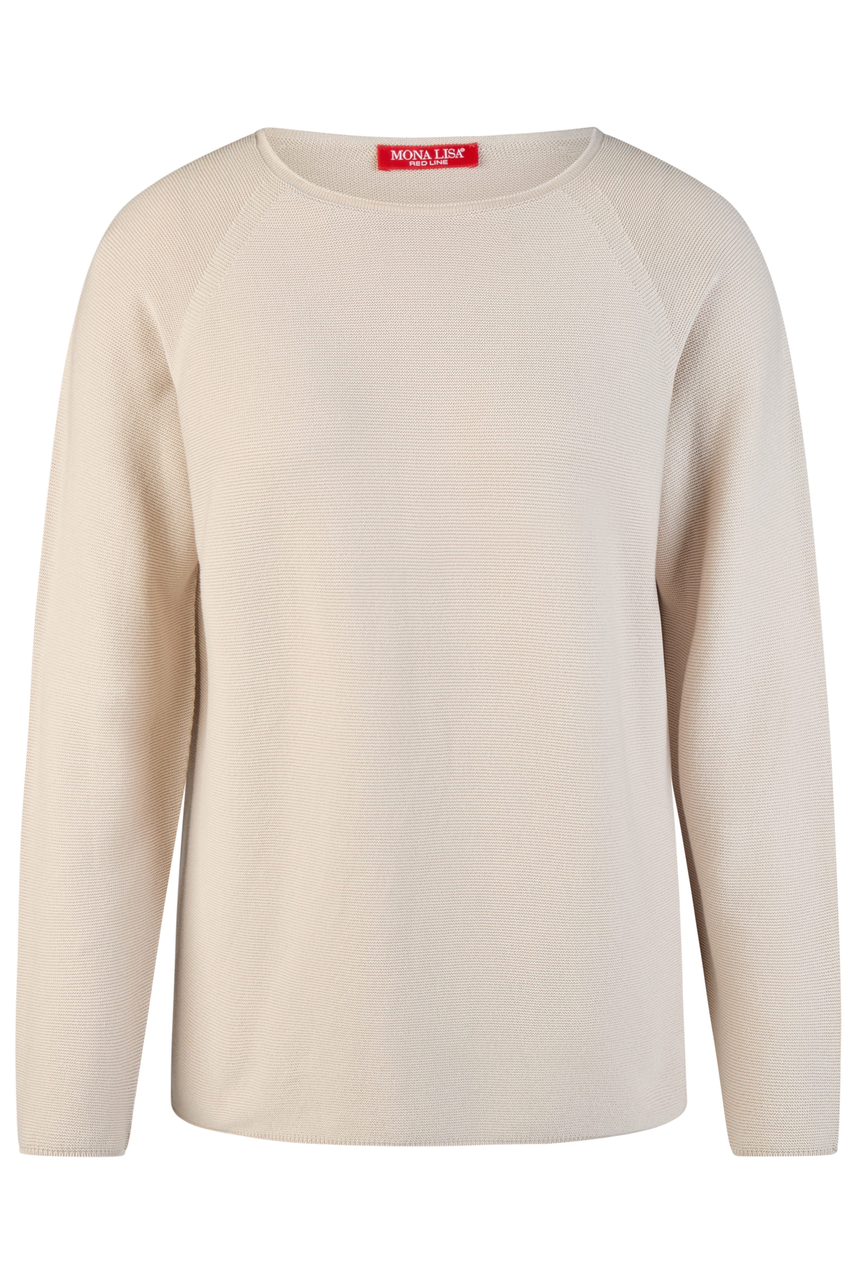 Mona Lisa REDLINE Strickpullover Große Größen toller Baumwollpullover günstig online kaufen
