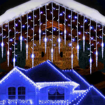 Lapalife LED-Lichtervorhang »Draußen LED Eiszapfen Lichterkette, Eis-Piton-Anhänger, 8 Modi«, wasserdicht, für Weihnachten und Party Dekoration