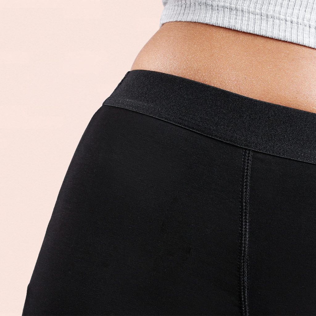 Taynie Periodenslip Shorts ultra - Periodenunterwäsche sehr starke Blutung - Damen (1-St., 1er-Pack) Auslaufsichere Periodenunterwäsche / Periodenslip aus Bio Baumwolle