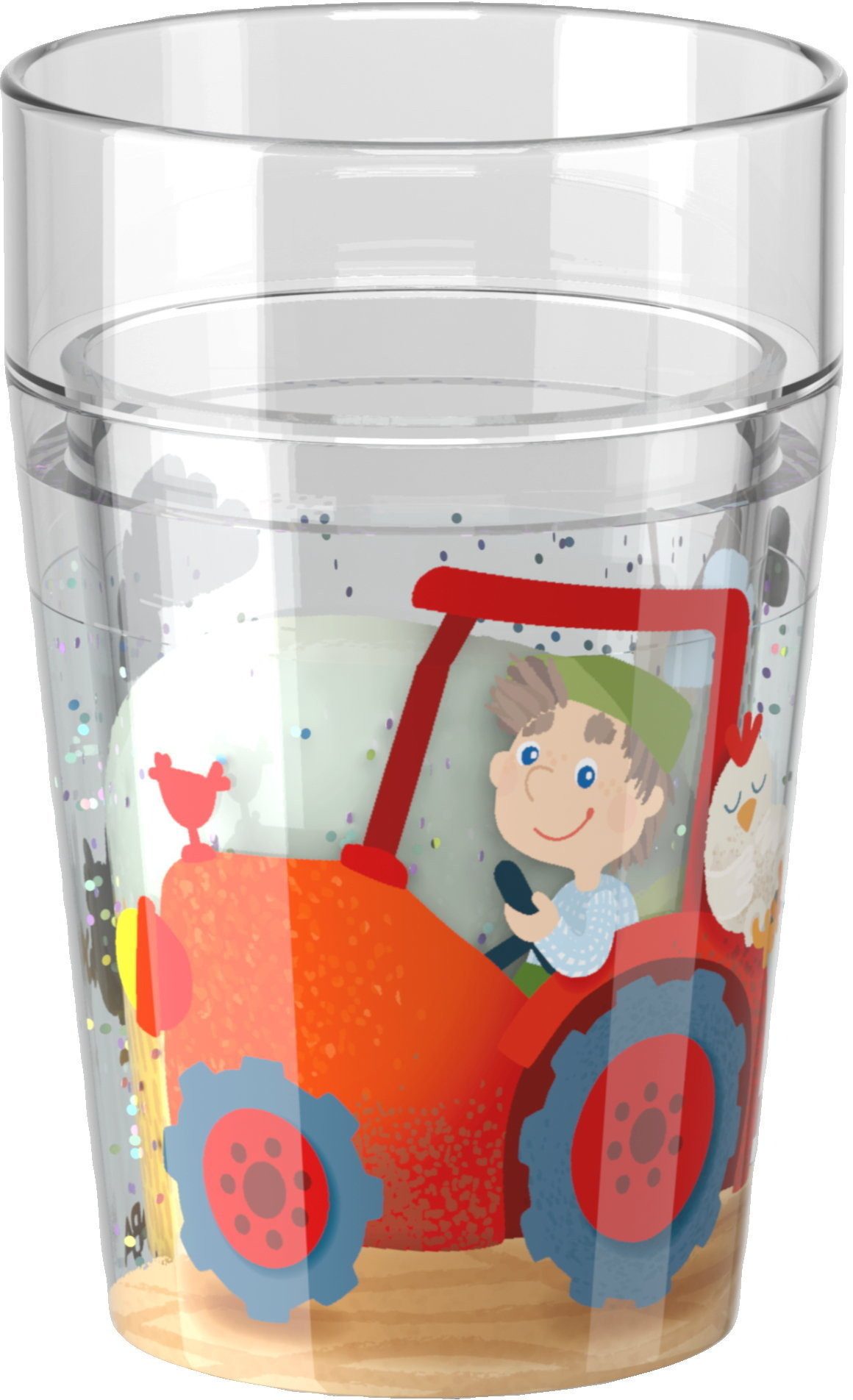 Haba Kinderbecher Essen & Trinken Кружки Glitzerbecher Bauernhof 2 2012447008