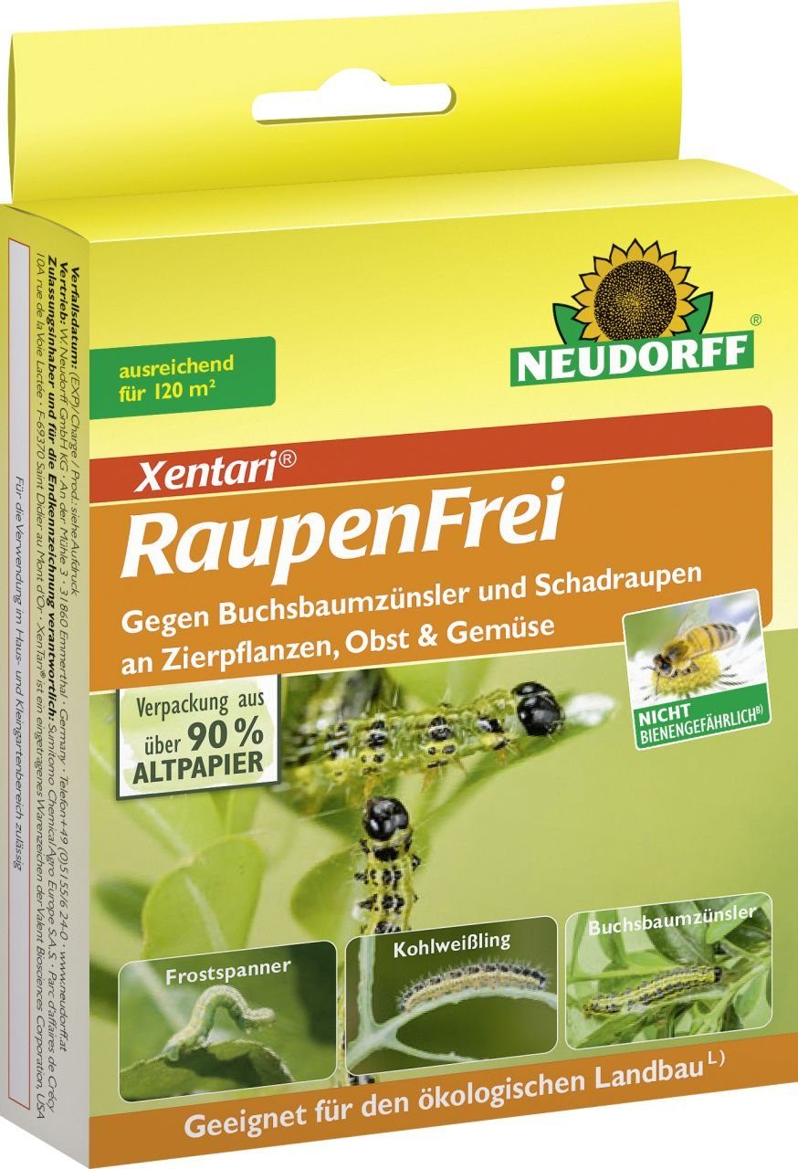 Neudorff Pflanzenstärkungsmittel Raupenfrei Xentari 2 x 3g