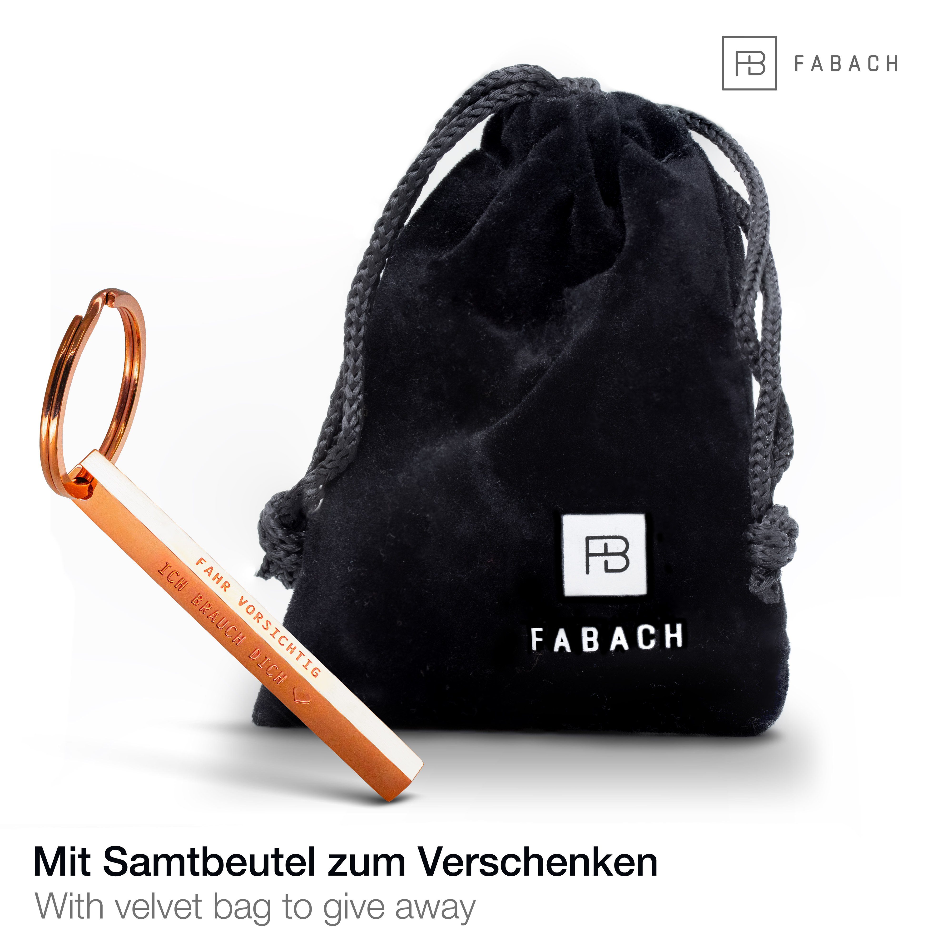 FABACH Schlüsselanhänger Cuboid aus Edelstahl mit günstig online kaufen