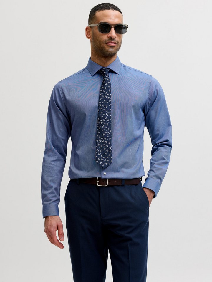 Jack & Jones Langarmhemd JPRBLAPARKER Slim Fit Hemd, atmungsaktiv, ideal für den Alltag Baumwolle, slim fit