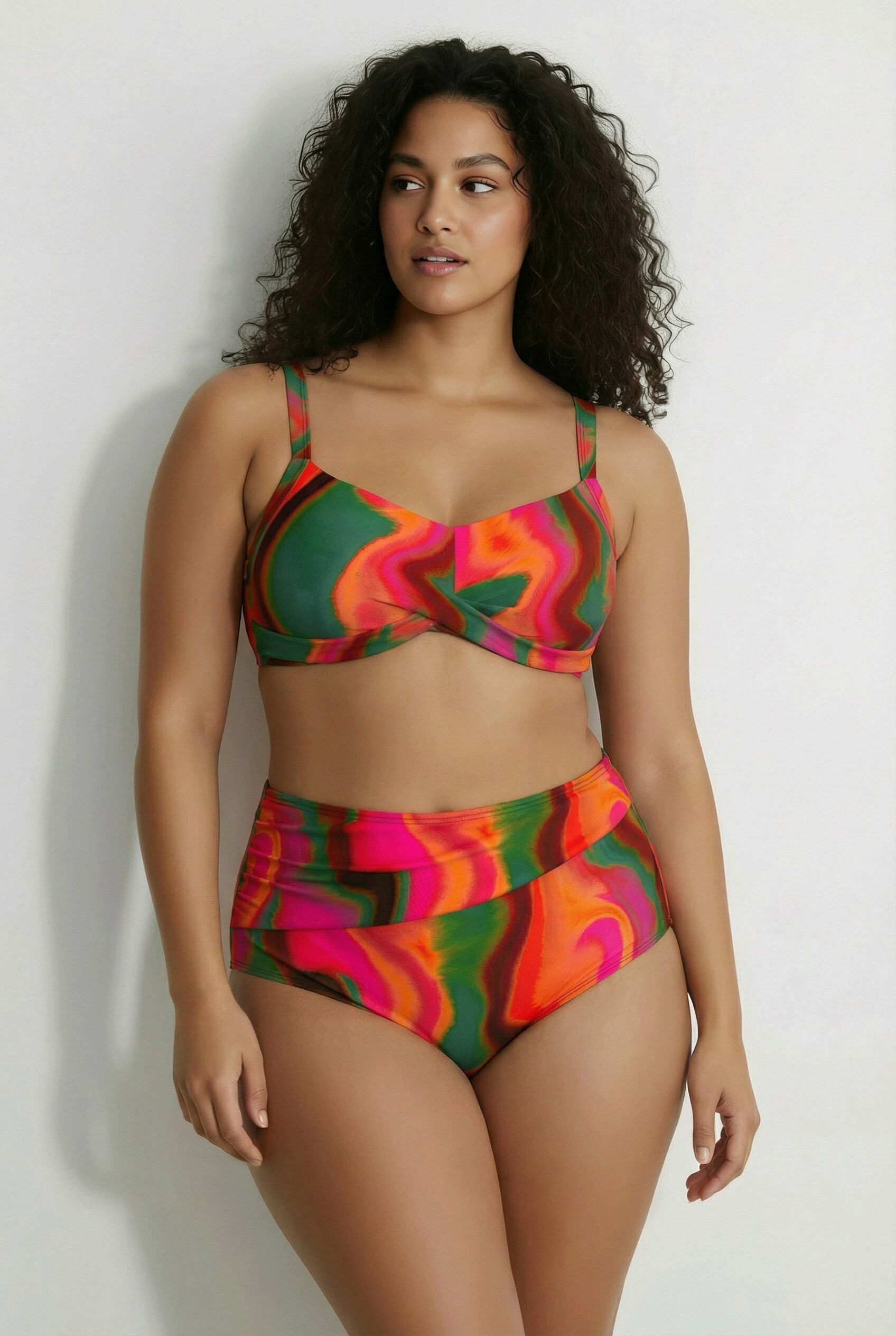 Soft-BH Bikini Farbverlauf Softcups drapiert recycelt