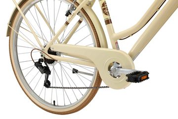 Bikestar Hollandrad 28 Zoll Reifen 18 Zoll Rahmen, 7 Gang Shimano Tourney RD-TY300 Schaltwerk, Kettenschaltung, Aluminium 28 Zoll
