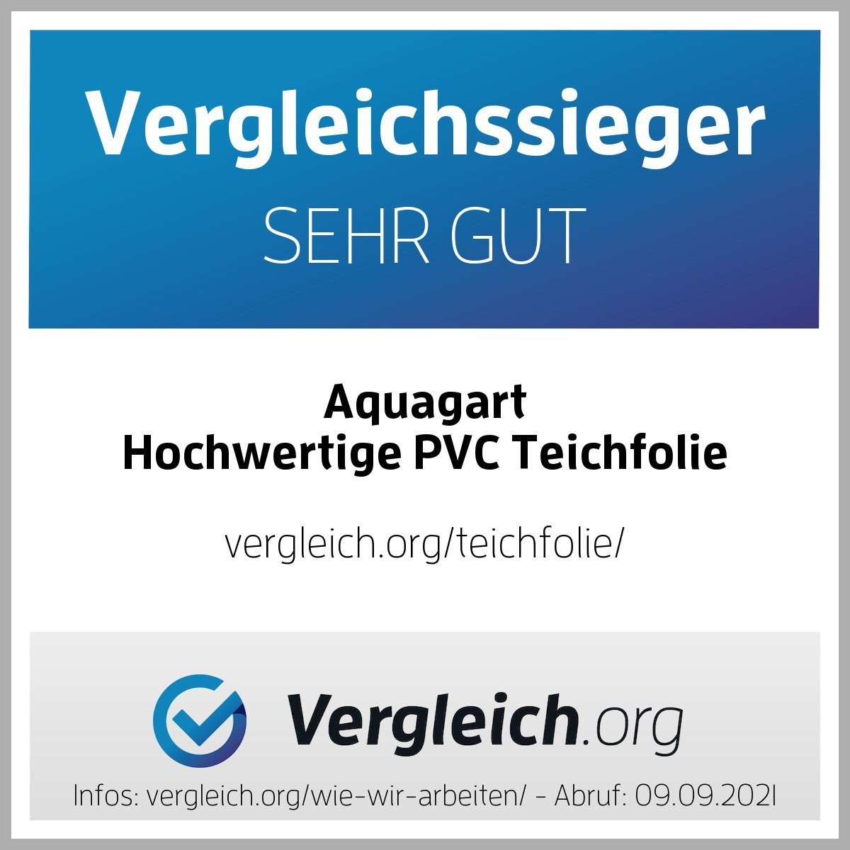 Aquagart Teichfolie Teichfolie PVC 3m x günstig online kaufen