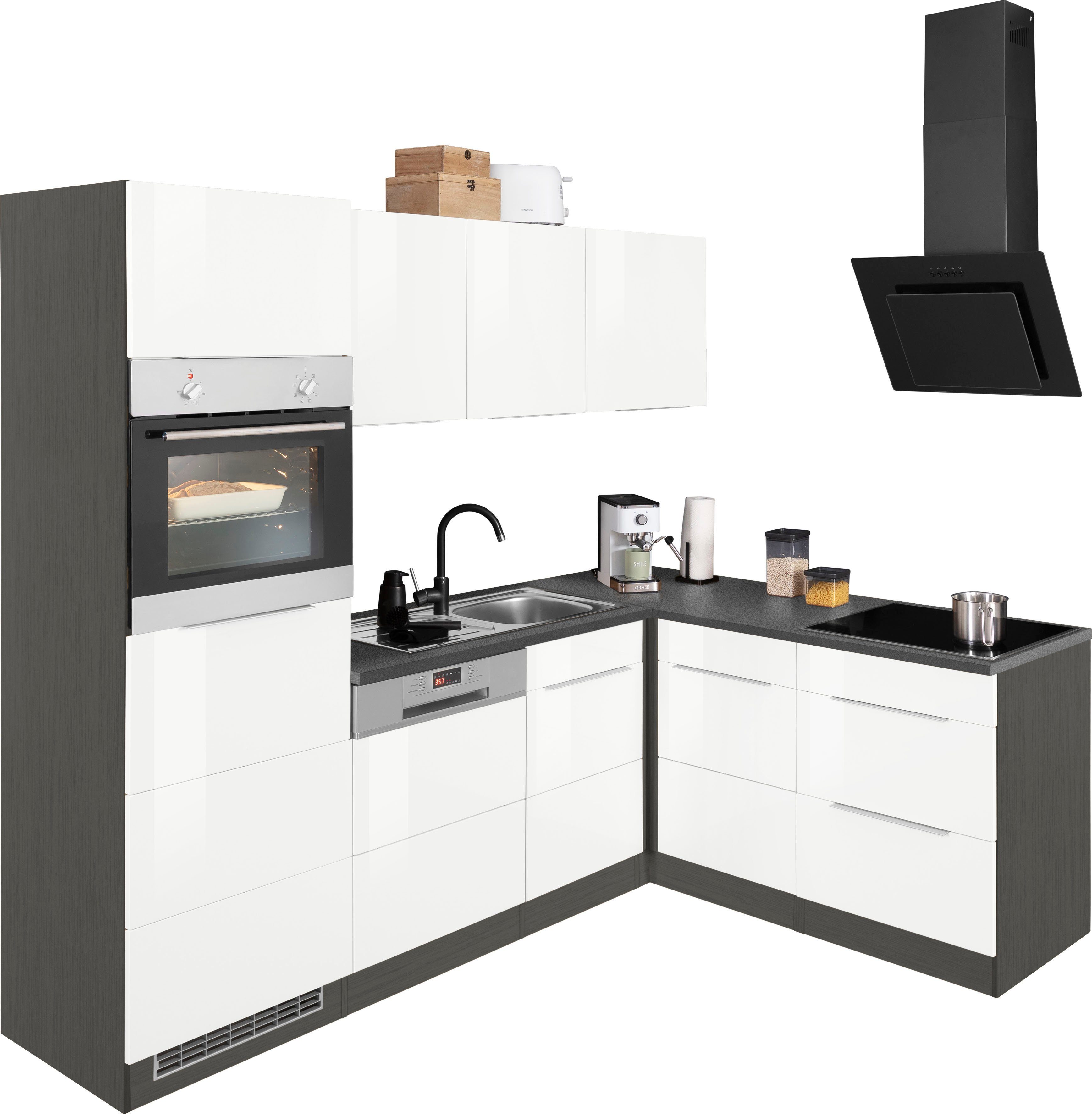 Winkelküche KS-Brindisi Stellbreite 230/170 cm